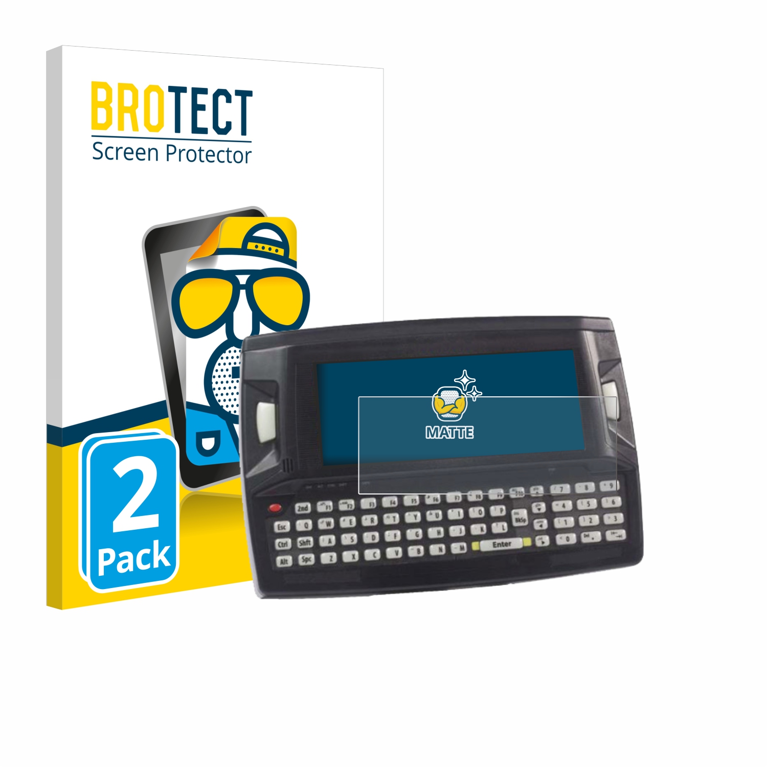 2x BROTECT Entspiegelungs-Folie pro Honeywell LXE VX3 Plus