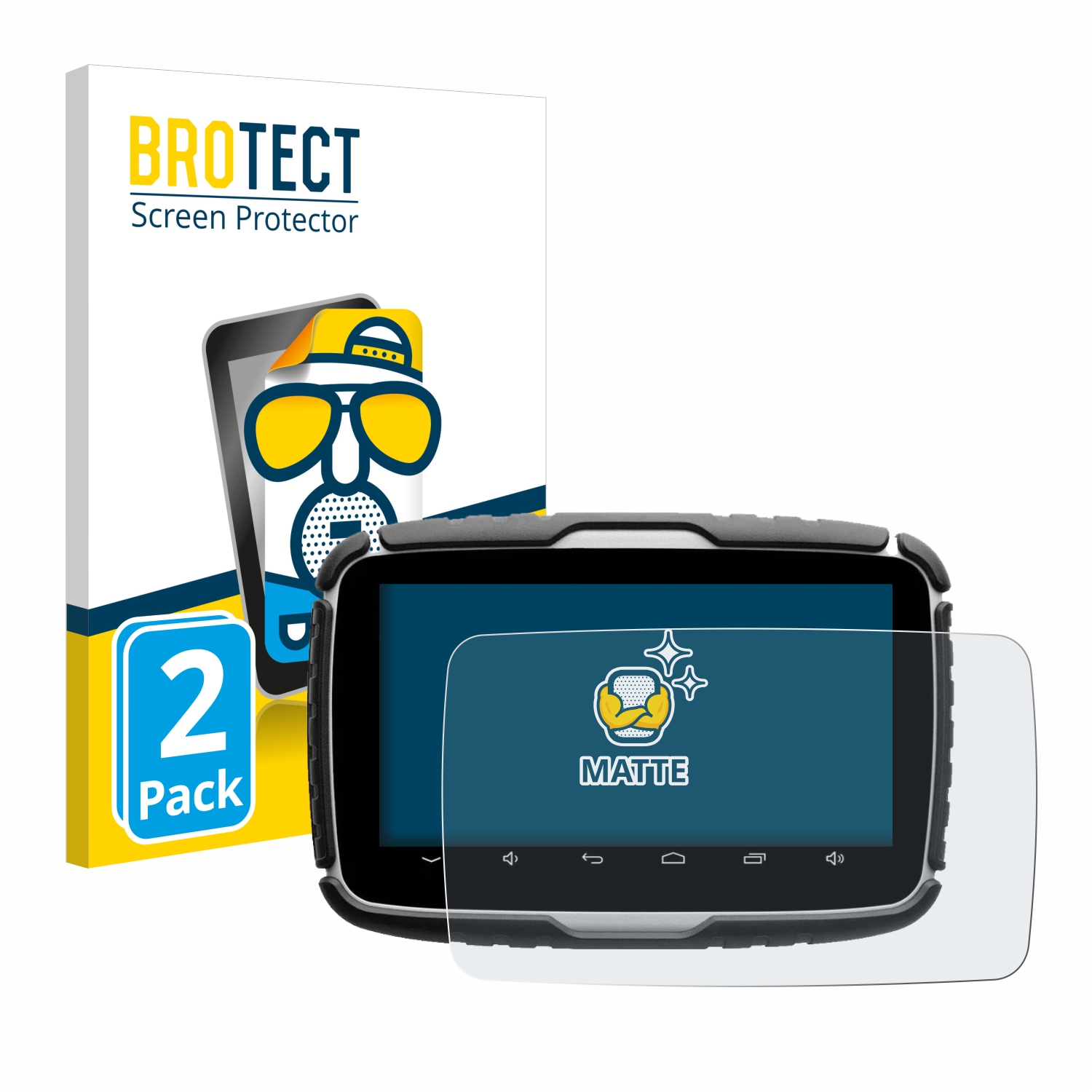 2x BROTECT Entspiegelungs-Folie pro Elebest Rider A6+ 5