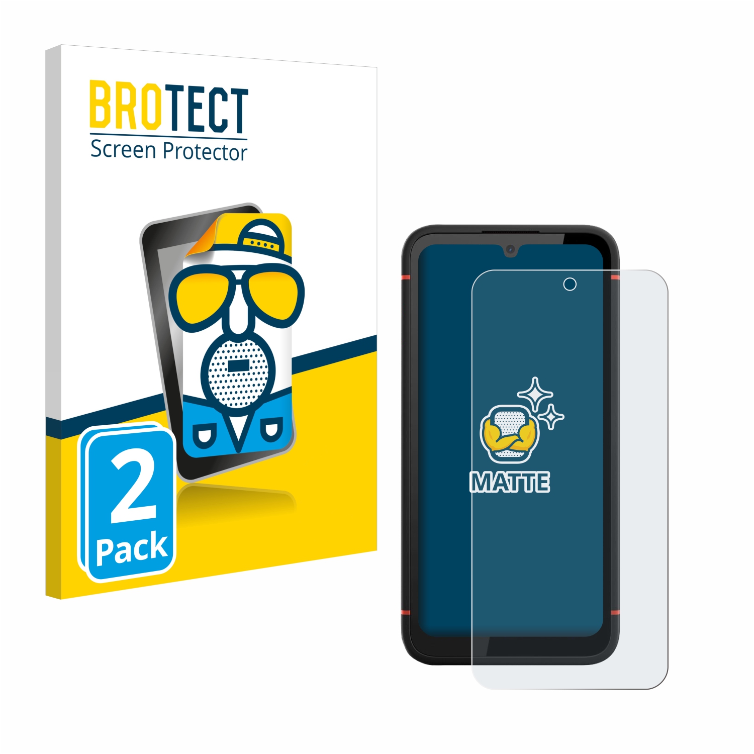 2x BROTECT Entspiegelungs-Folie pro Gigaset GX4 Pro