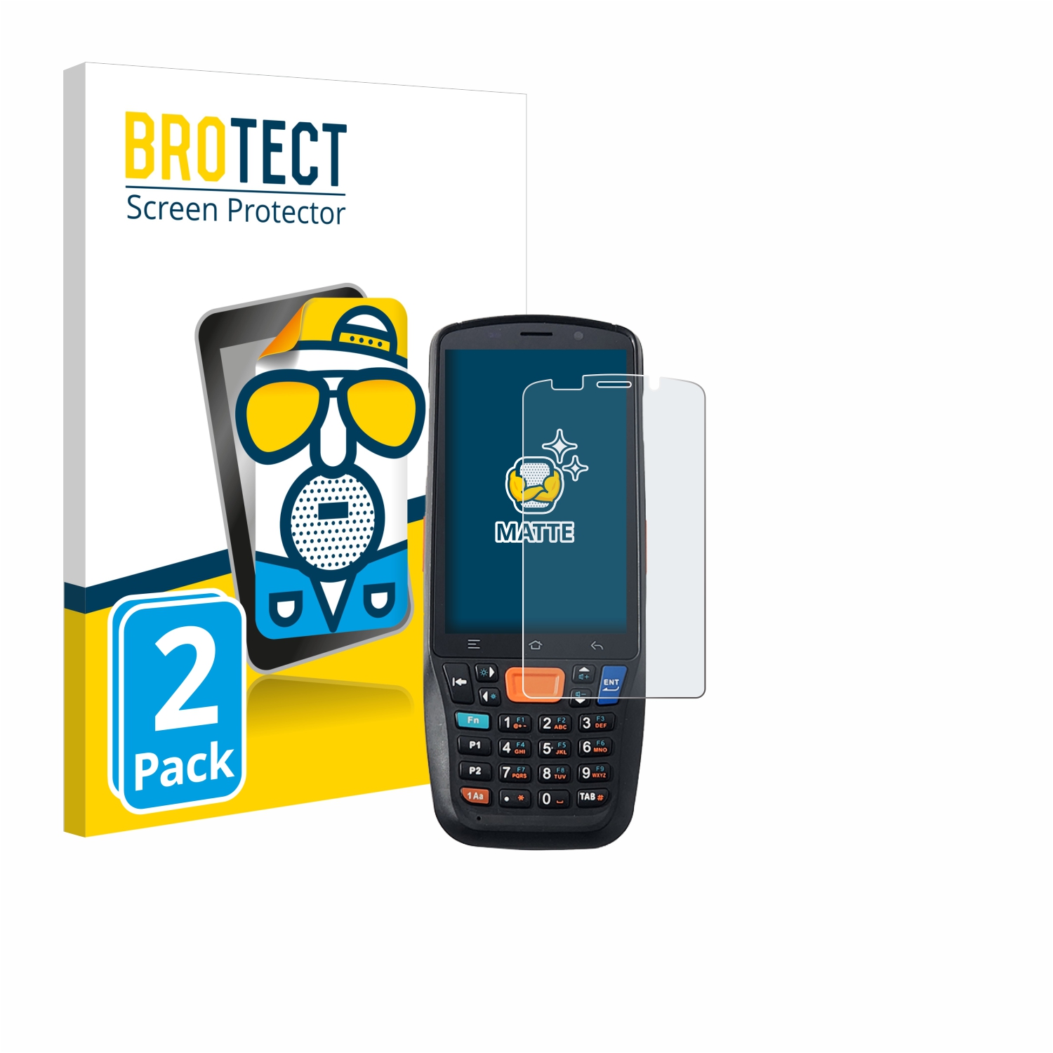 2x BROTECT Entspiegelungs-Folie pro Urovo CT48