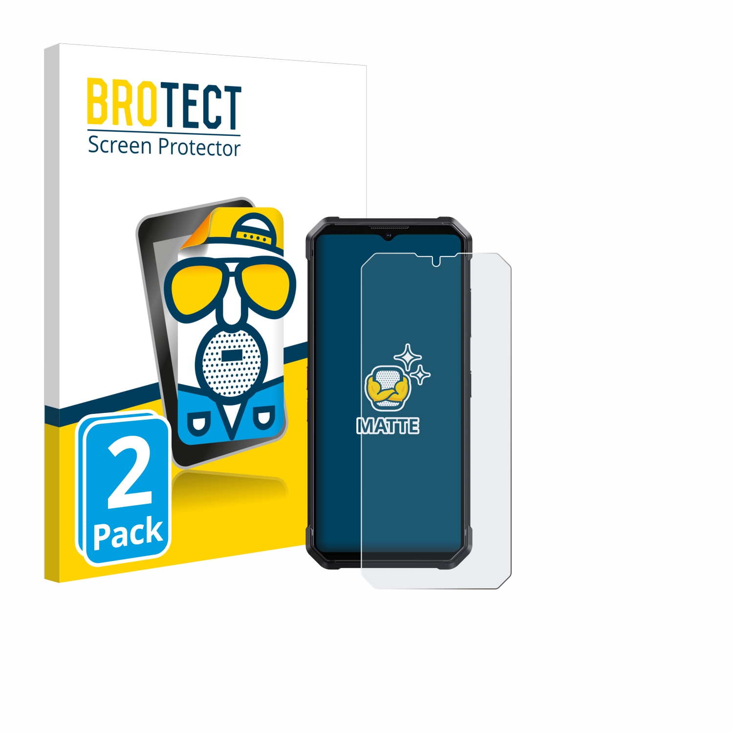 2x BROTECT Entspiegelungs-Folie pro Fossibot F106 Pro