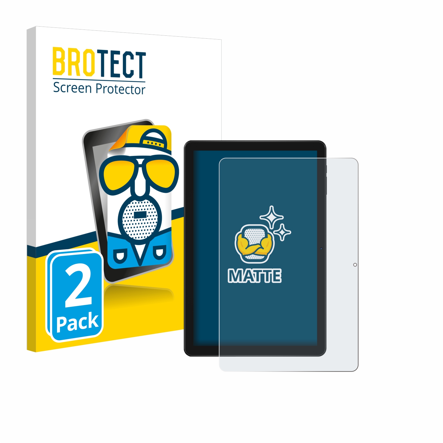 2x BROTECT Entspiegelungs-Folie pro Doogee T10W