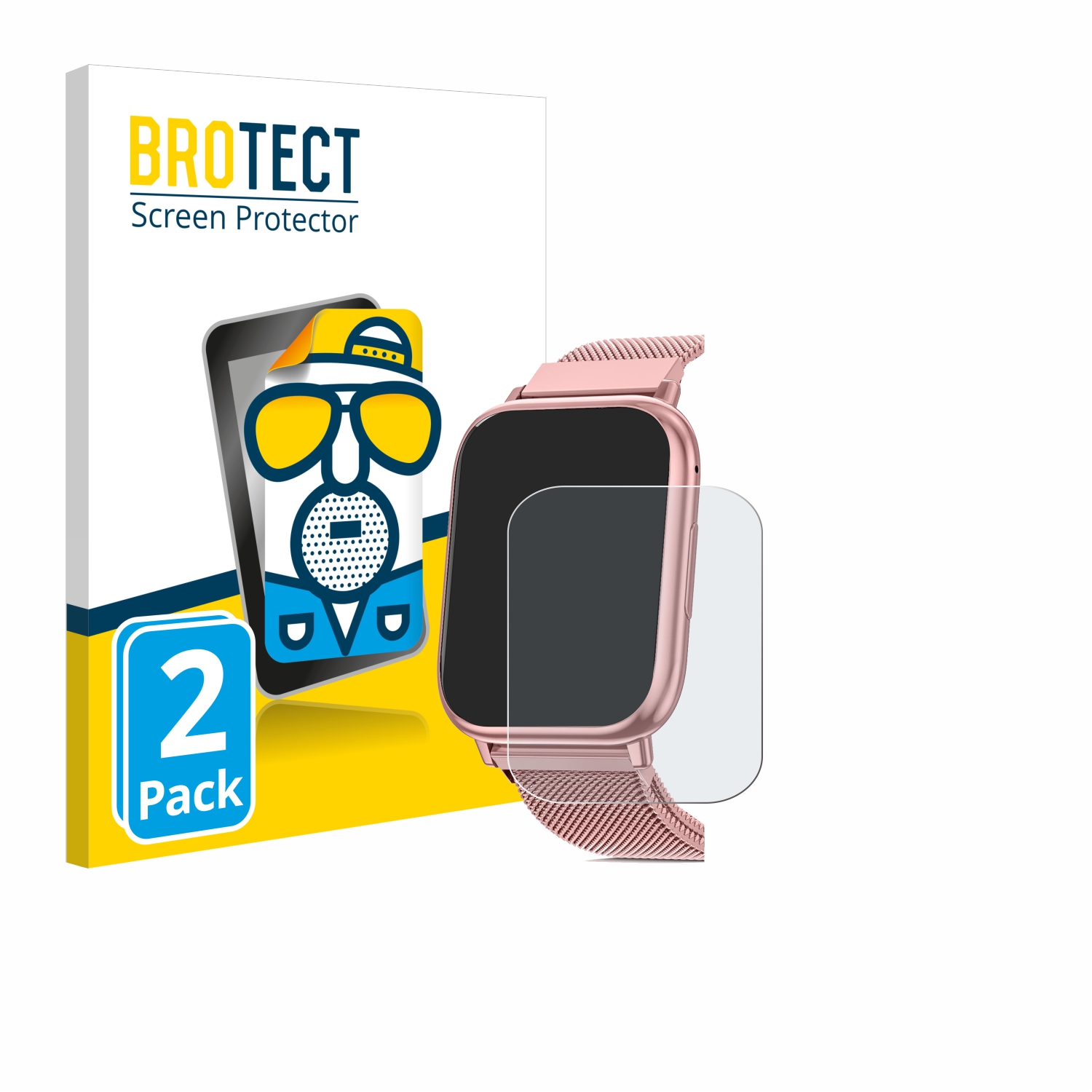 2x BROTECT Entspiegelungs-Folie pro Qeyumyeu G93 1.83
