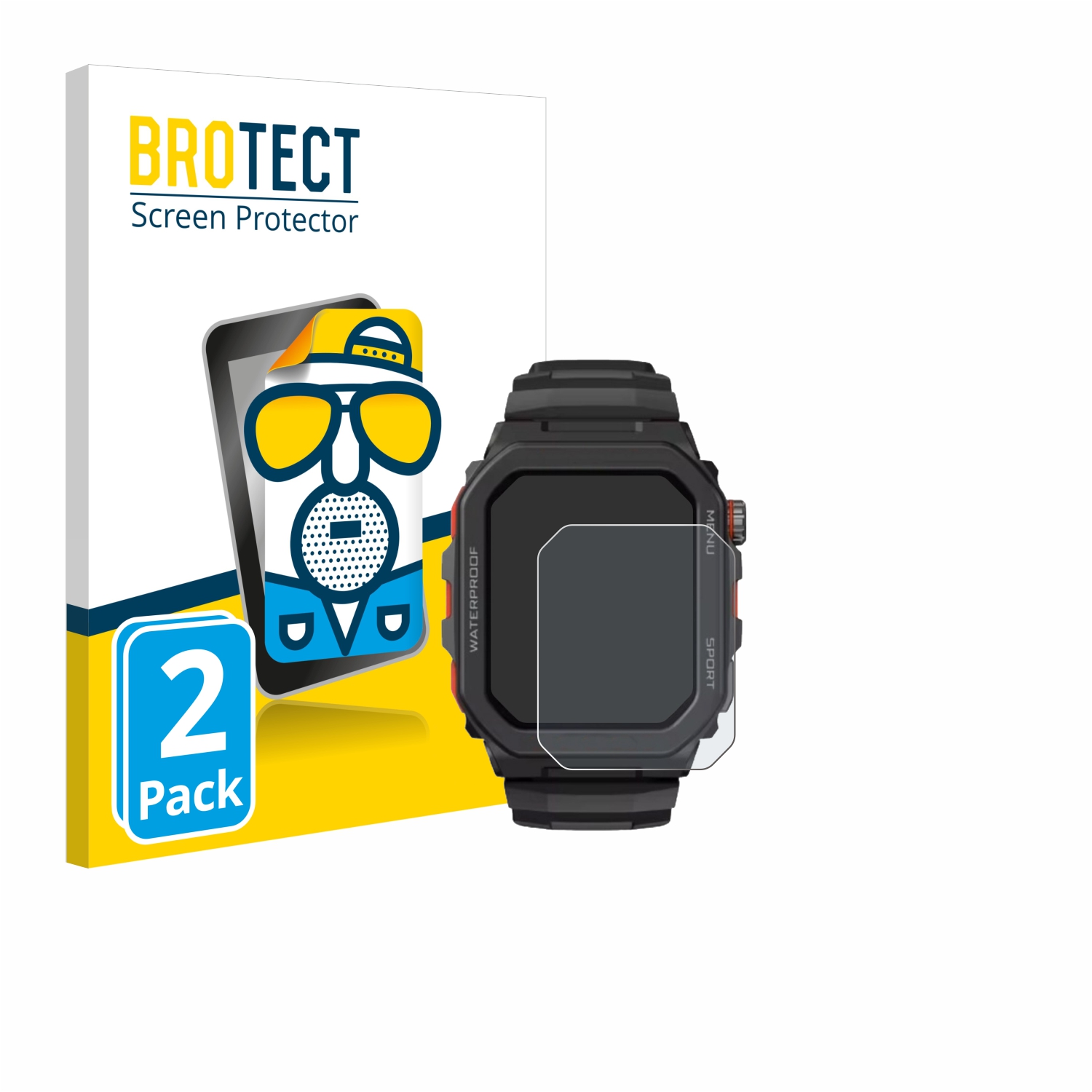2x BROTECT Entspiegelungs-Folie pro Zeblaze Ares GPS