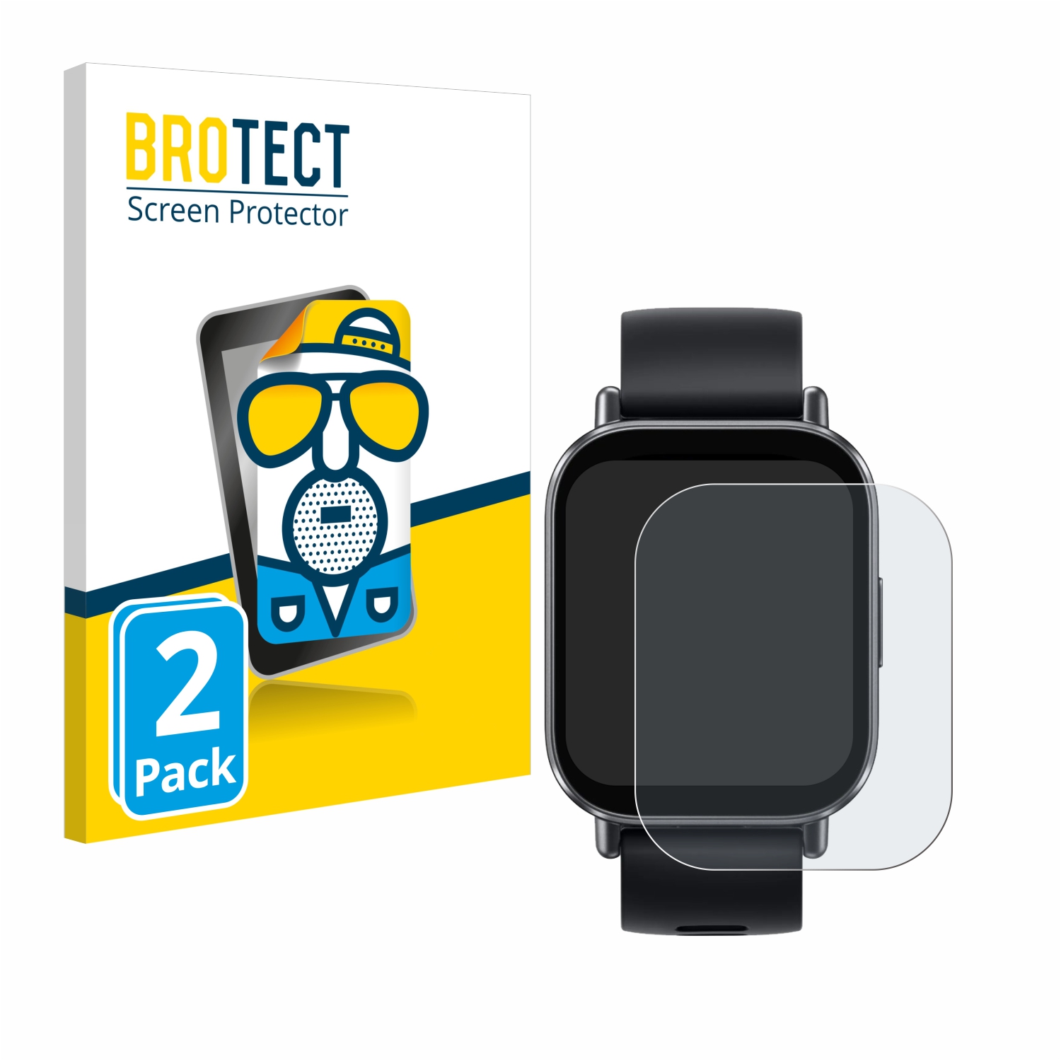2x BROTECT Entspiegelungs-Folie pro Xiaomi Redmi Watch 5 Active