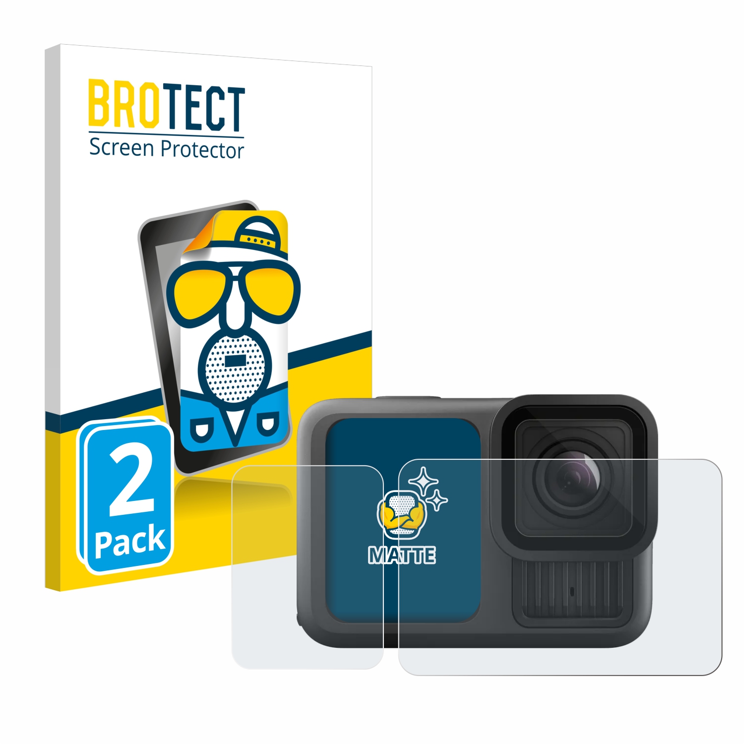 2x BROTECT Entspiegelungs-Folie pro GoPro Hero 13 Black