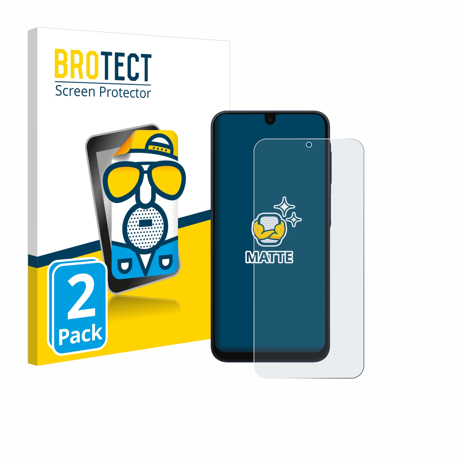 2x BROTECT Entspiegelungs-Folie pro Samsung Galaxy A16 5G