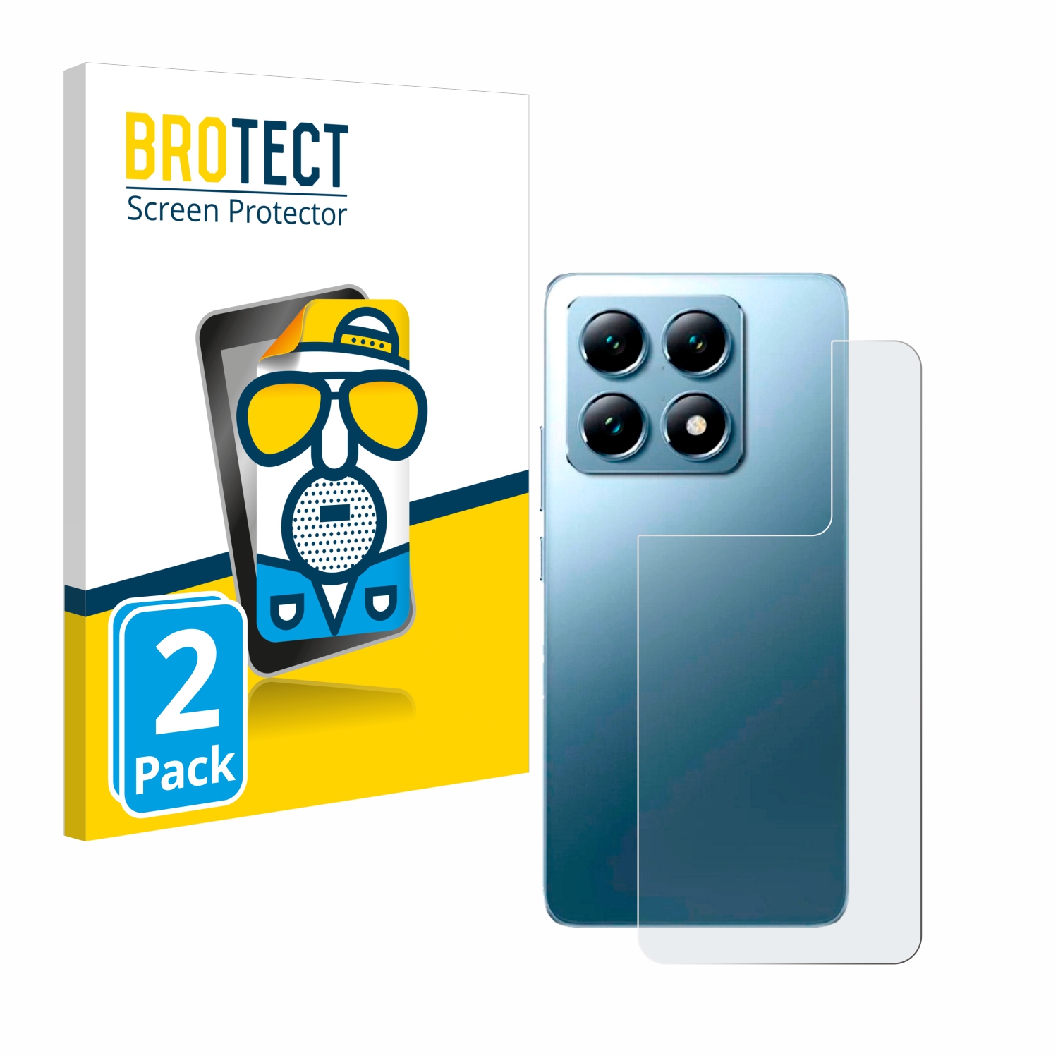 2x BROTECT Entspiegelungs-Folie pro Xiaomi 14T Pro (zadní strana)