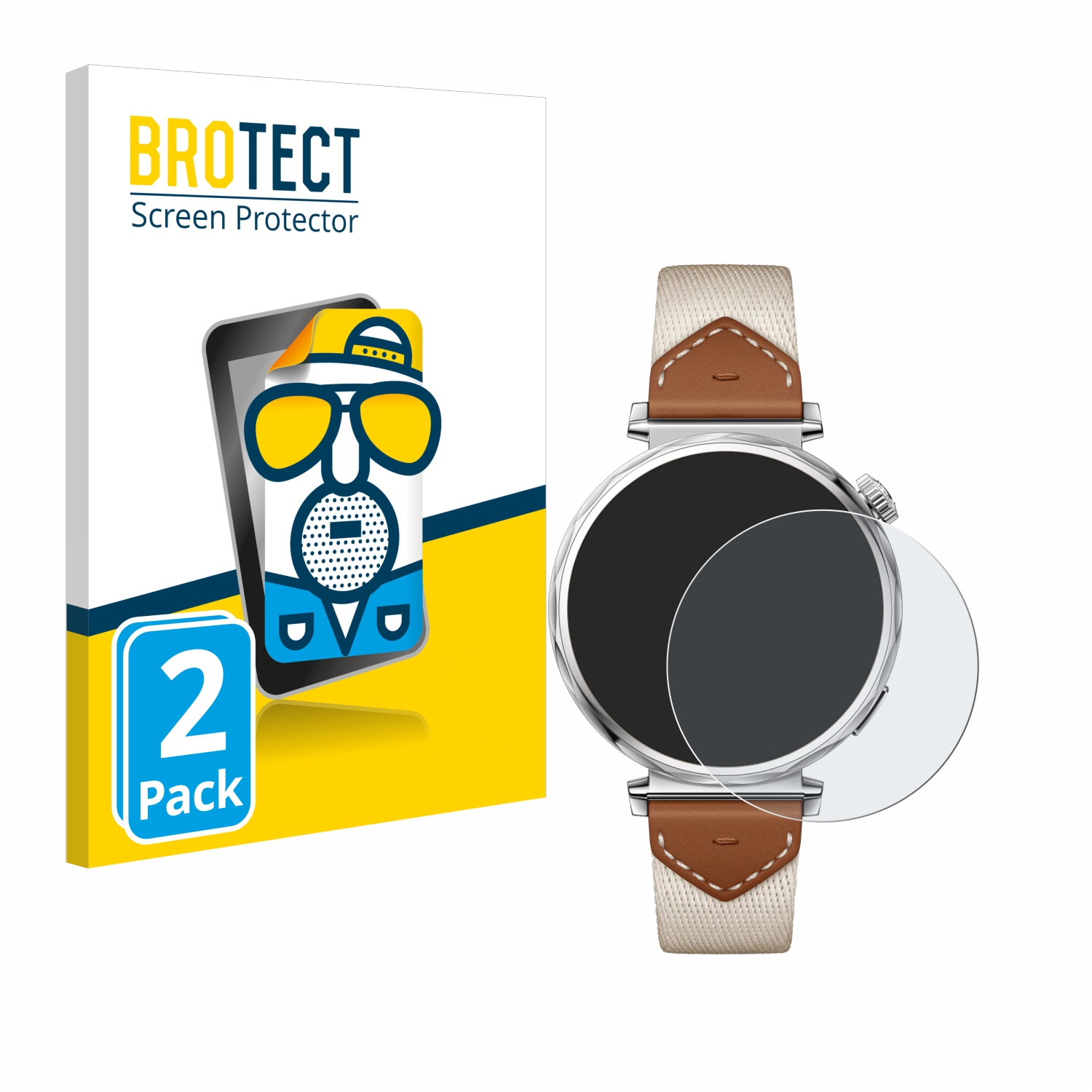 2x BROTECT Entspiegelungs-Folie pro Huawei Watch GT 5 (41 mm)