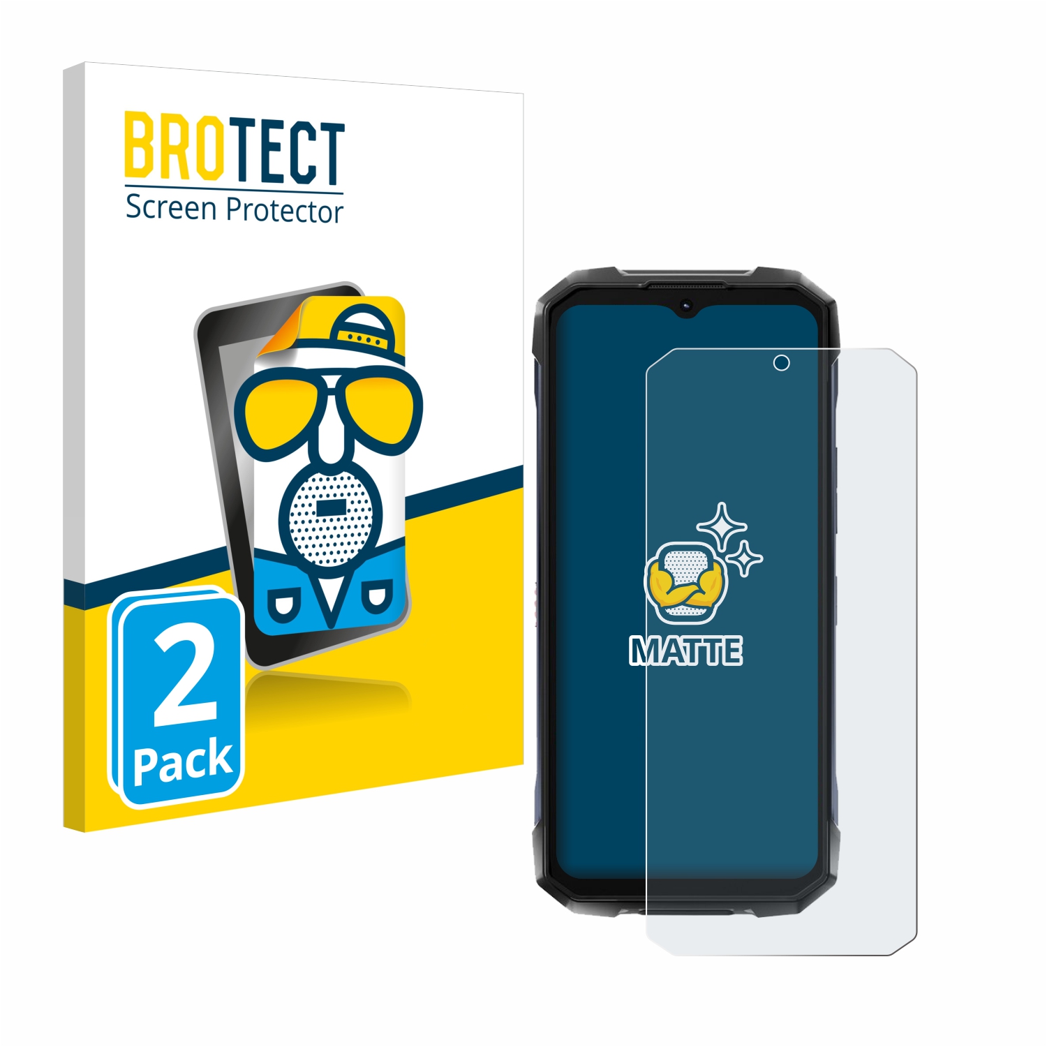 2x BROTECT Entspiegelungs-Folie pro Hotwav Hyper 7 Pro