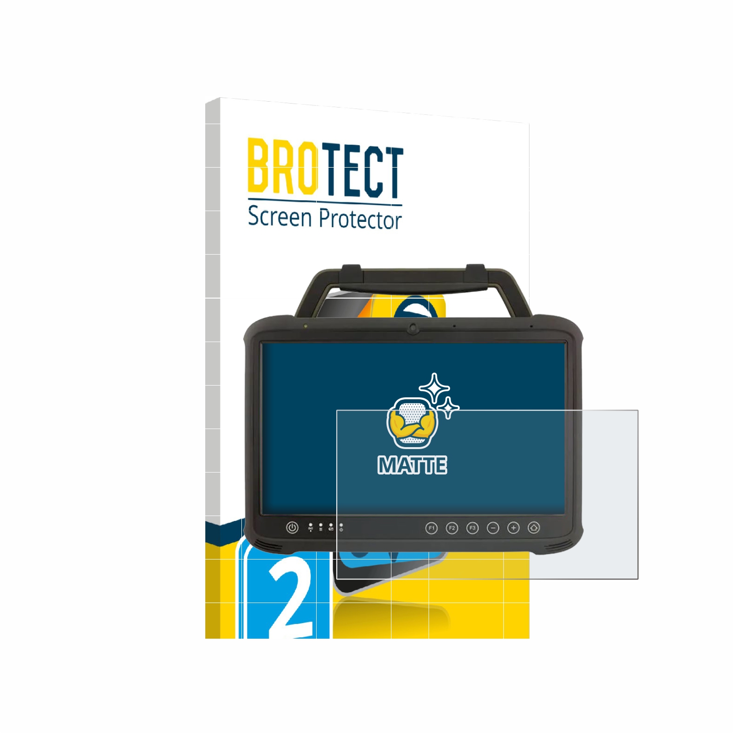 2x BROTECT Entspiegelungs-Folie pro Winmate M133WK