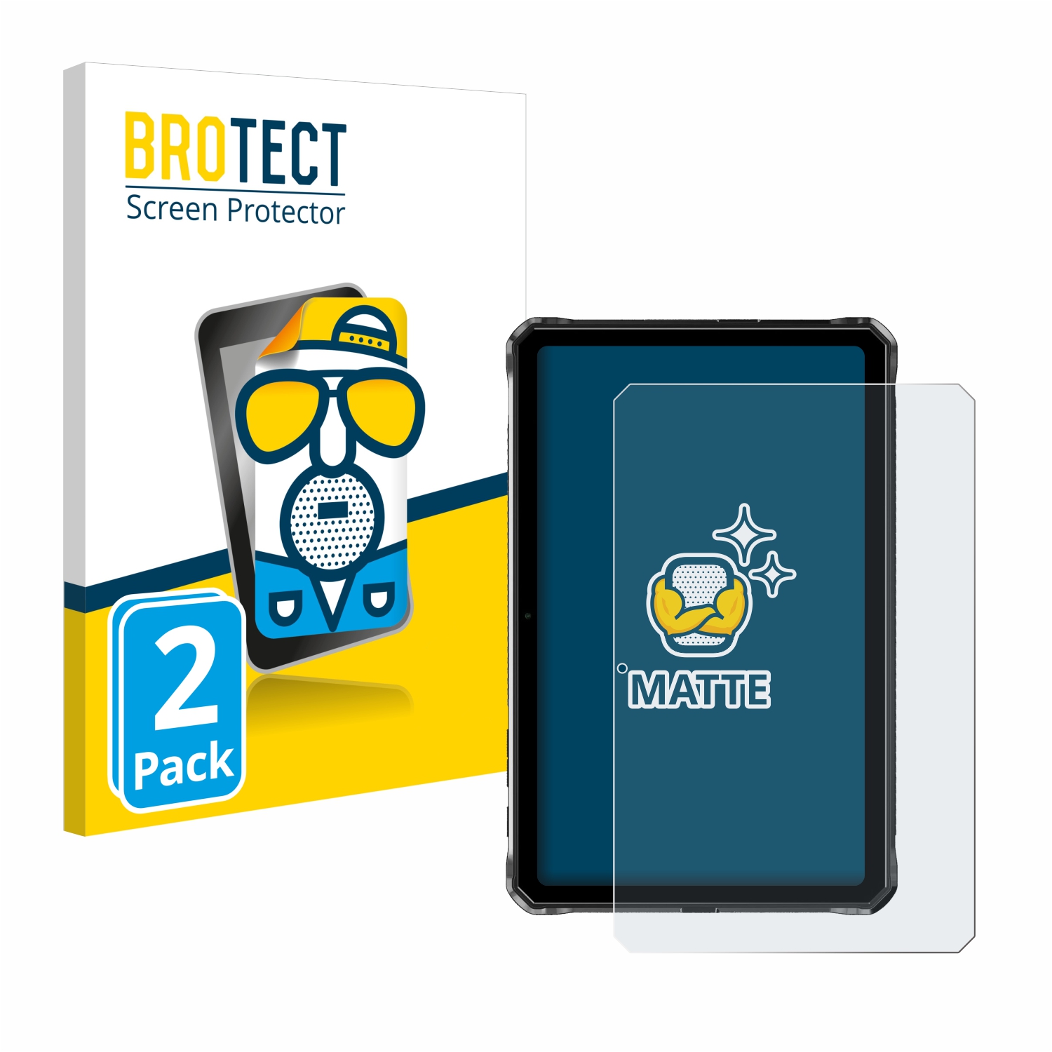 2x BROTECT Entspiegelungs-Folie pro Doogee R10