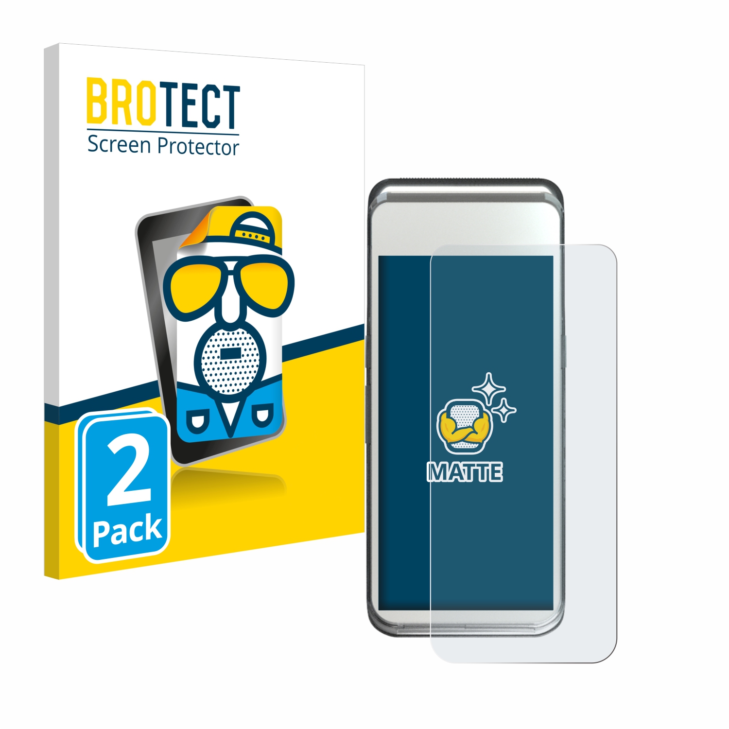 2x BROTECT Entspiegelungs-Folie pro Pax A920 MAX