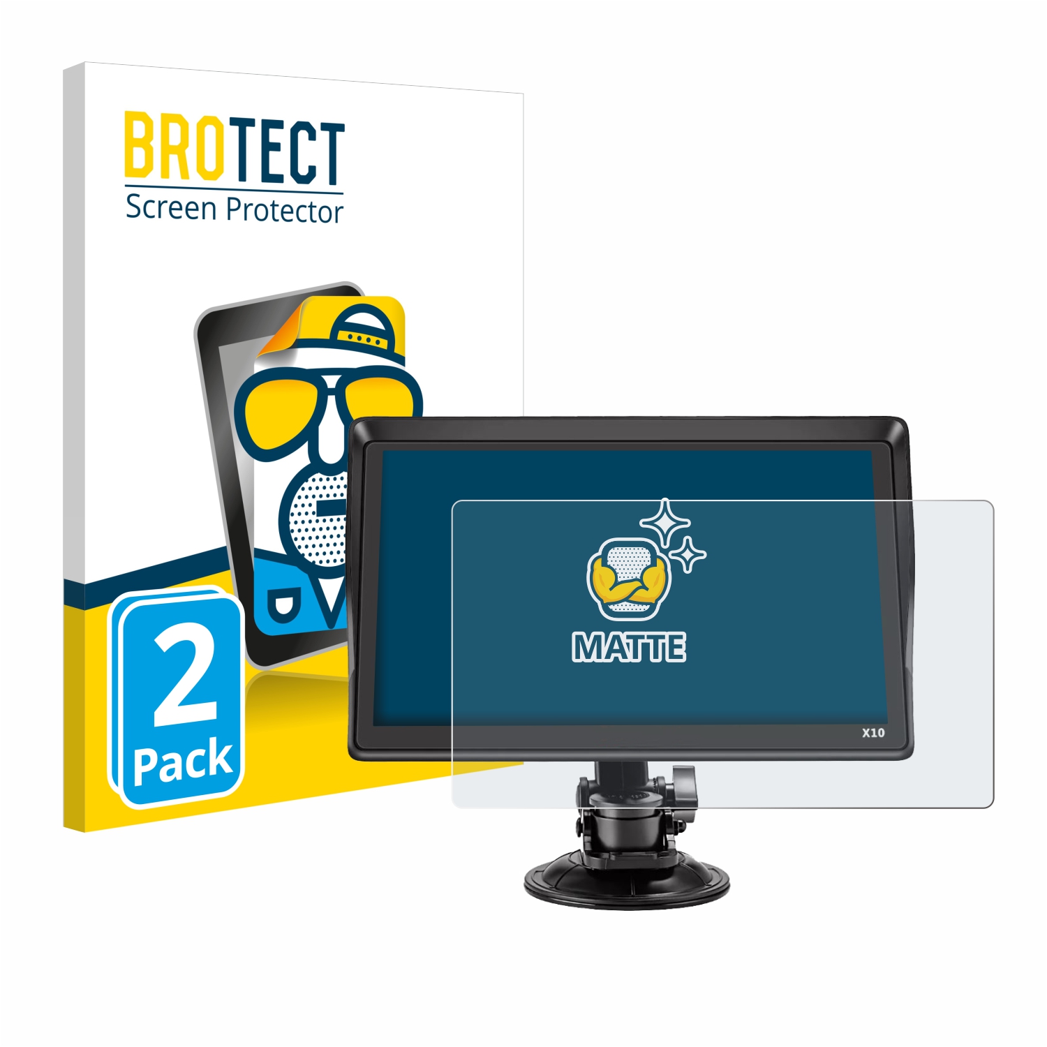 2x BROTECT Entspiegelungs-Folie pro Xgody X10 9