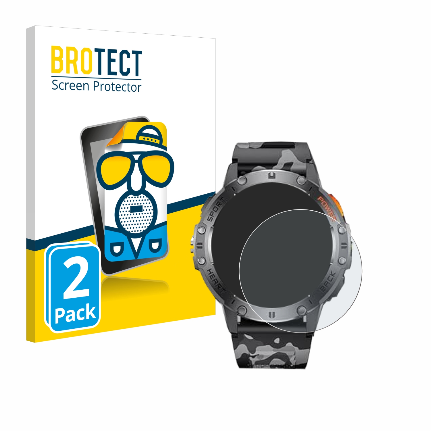 2x BROTECT Entspiegelungs-Folie pro Dremac EF5-Q 1.43