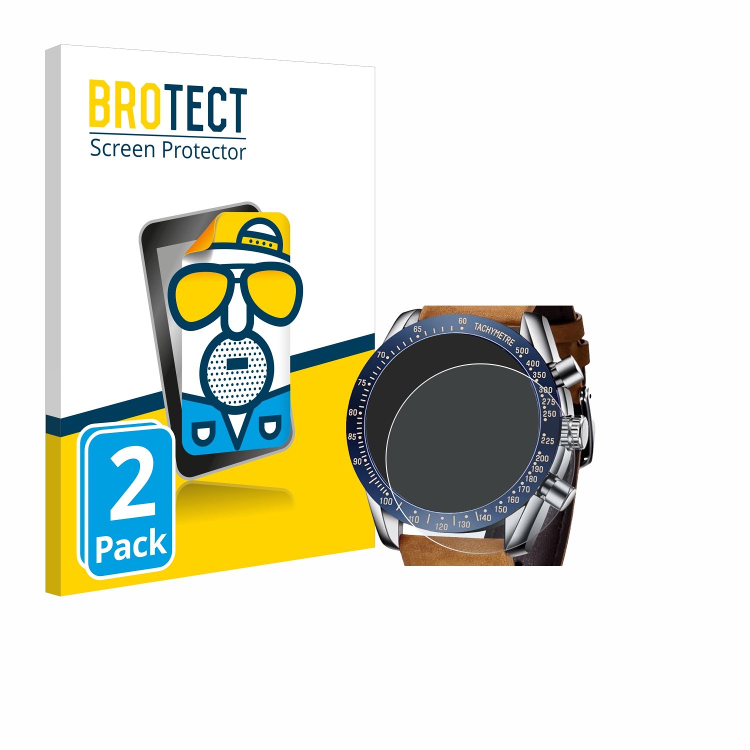 2x BROTECT Entspiegelungs-Folie pro By Benyar CFBY5140-7