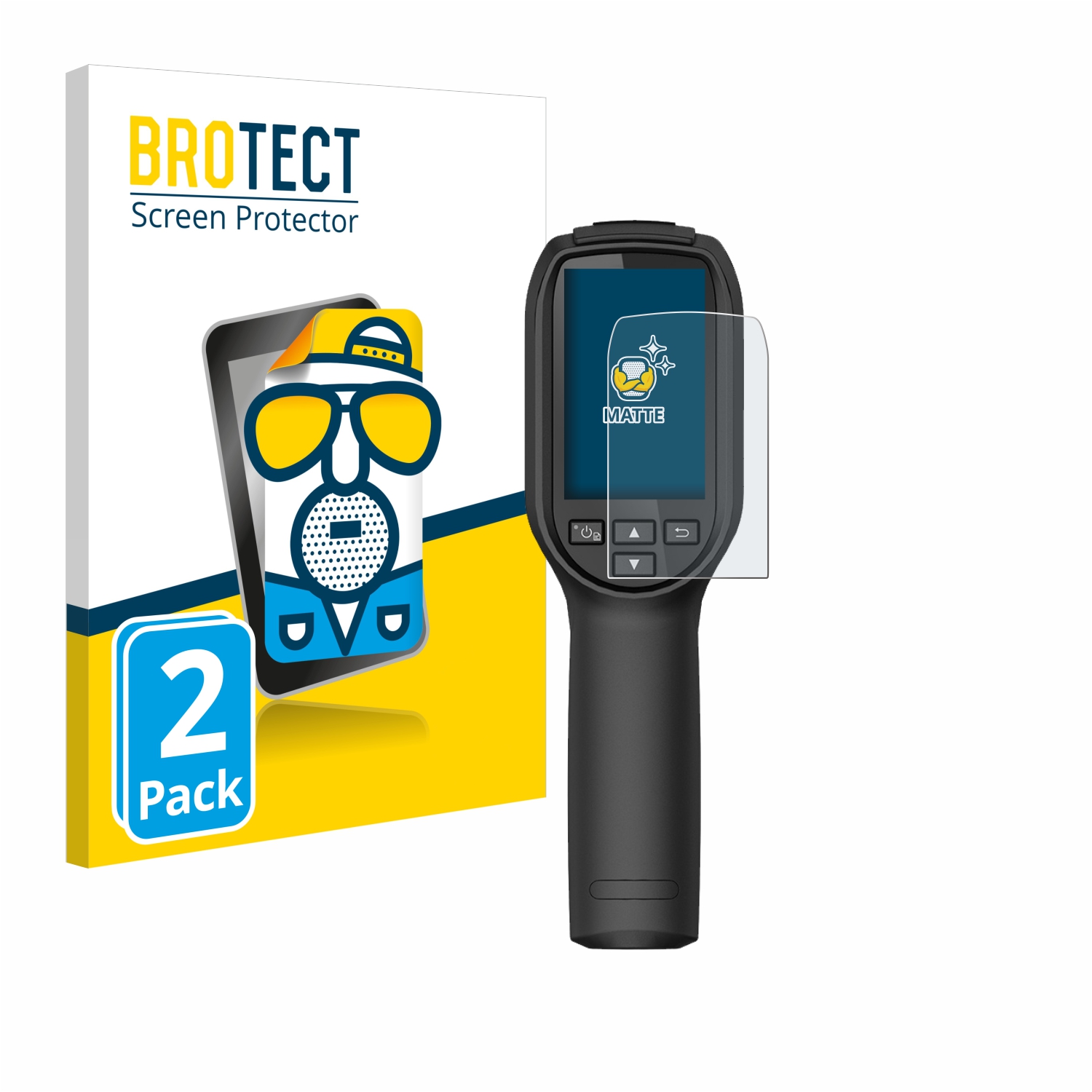 2x BROTECT Entspiegelungs-Folie pro Hikmicro Eco / V