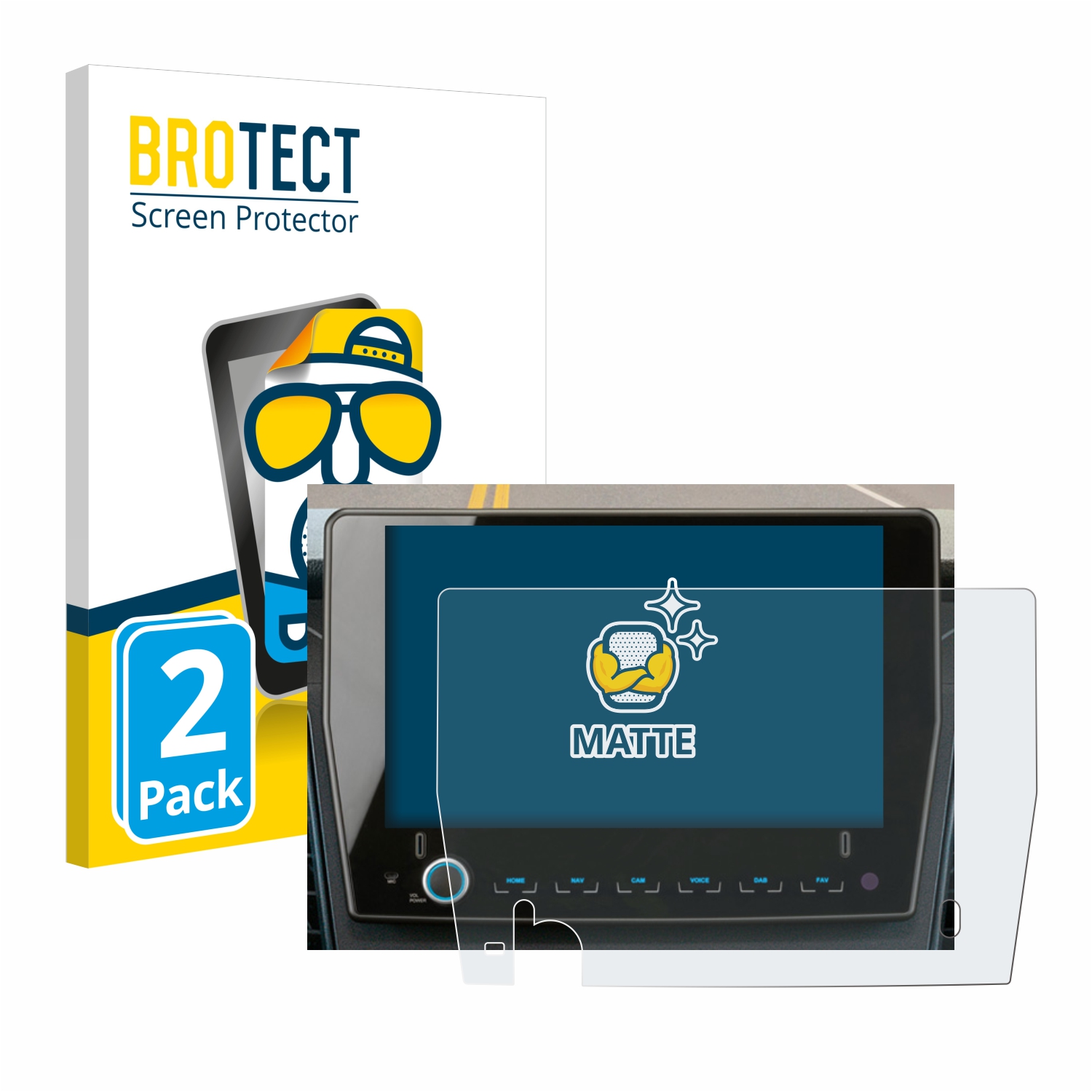 2x BROTECT Entspiegelungs-Folie pro Xzent F-285
