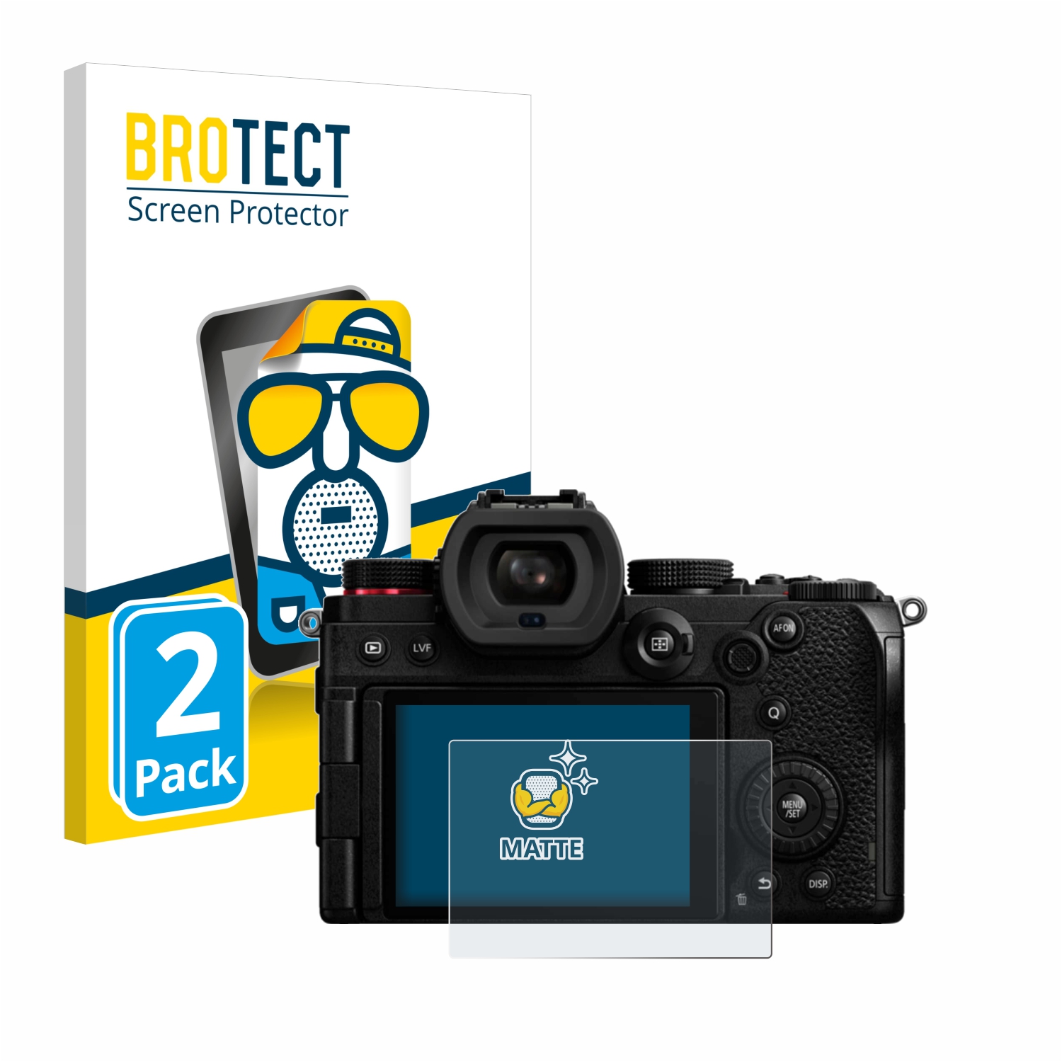 2x BROTECT Entspiegelungs-Folie pro Panasonic Lumix DC-S5D