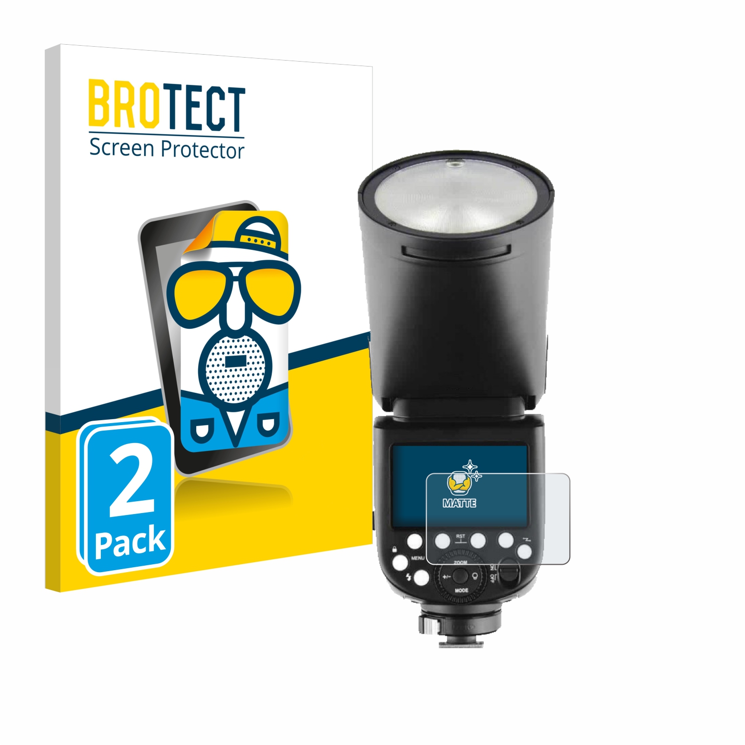 2x BROTECT Entspiegelungs-Folie pro Godox TT685 II