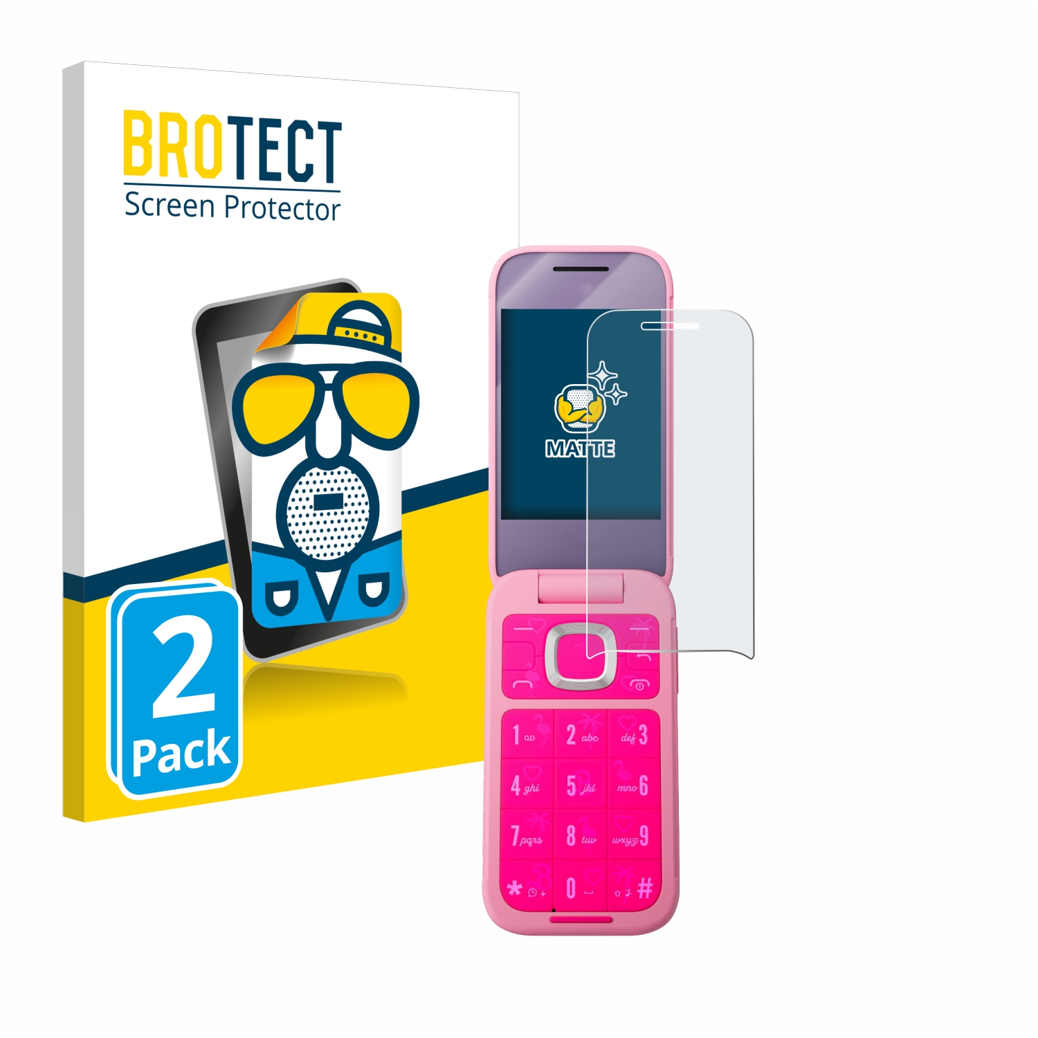 2x BROTECT Entspiegelungs-Folie pro HMD Barbie Phone
