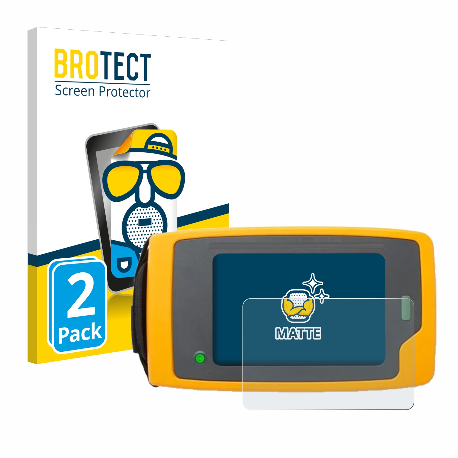 2x BROTECT Entspiegelungs-Folie pro Fluke ii915