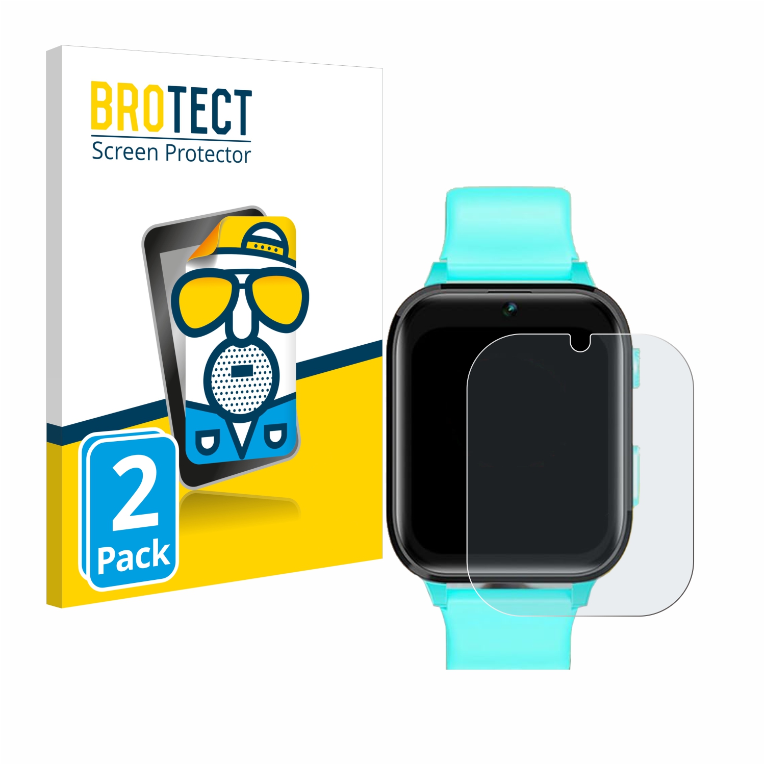 2x BROTECT Entspiegelungs-Folie pro Clleylise Kids Smartwatch 1.7