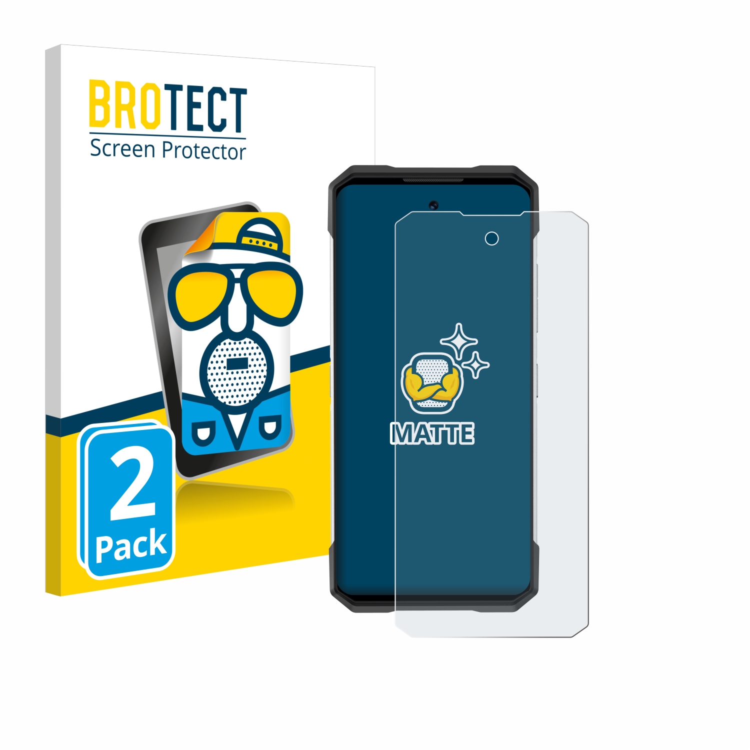 2x BROTECT Entspiegelungs-Folie pro Doogee S200