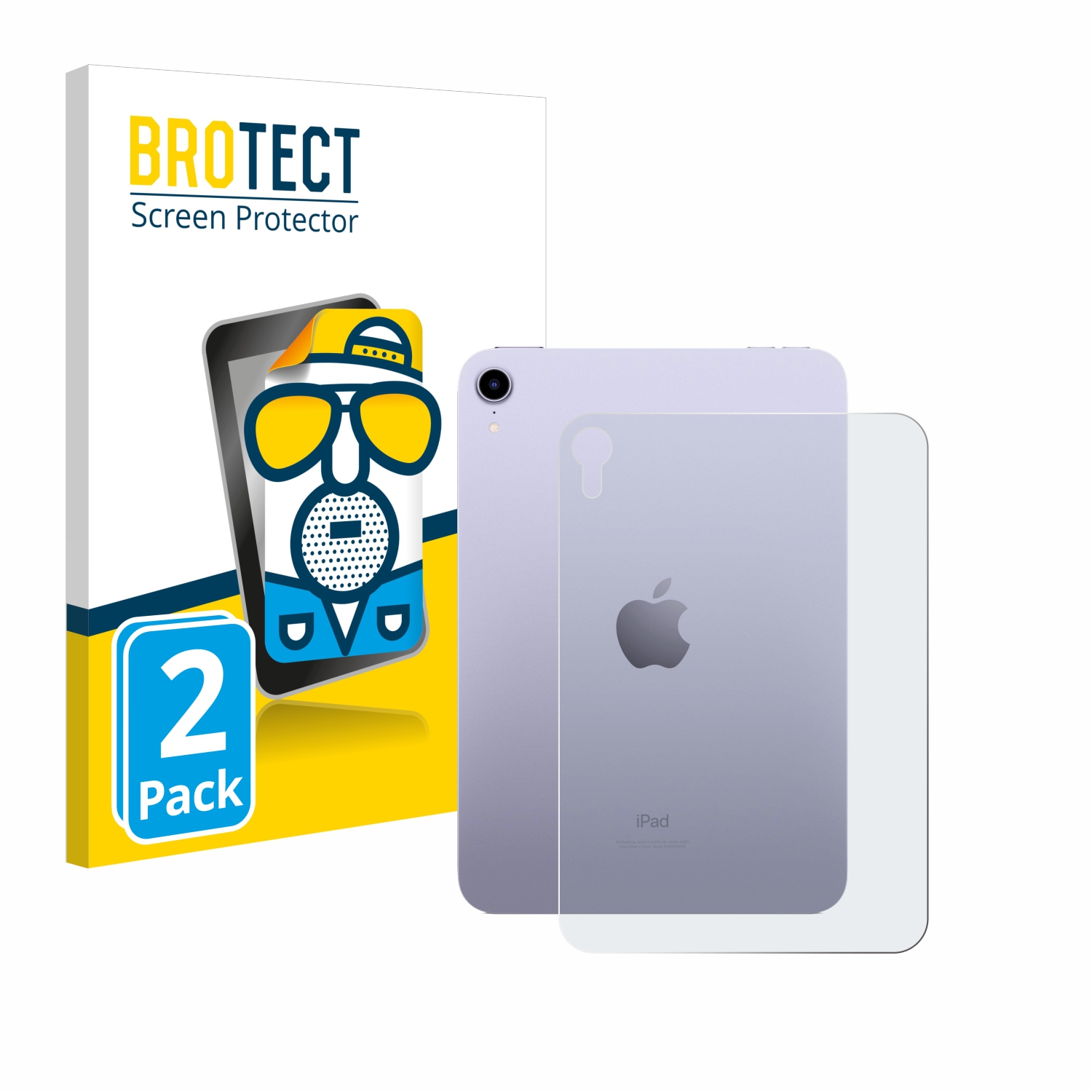 2x BROTECT Entspiegelungs-Folie pro Apple iPad Mini 7 WiFi 2024 (zadní strana)