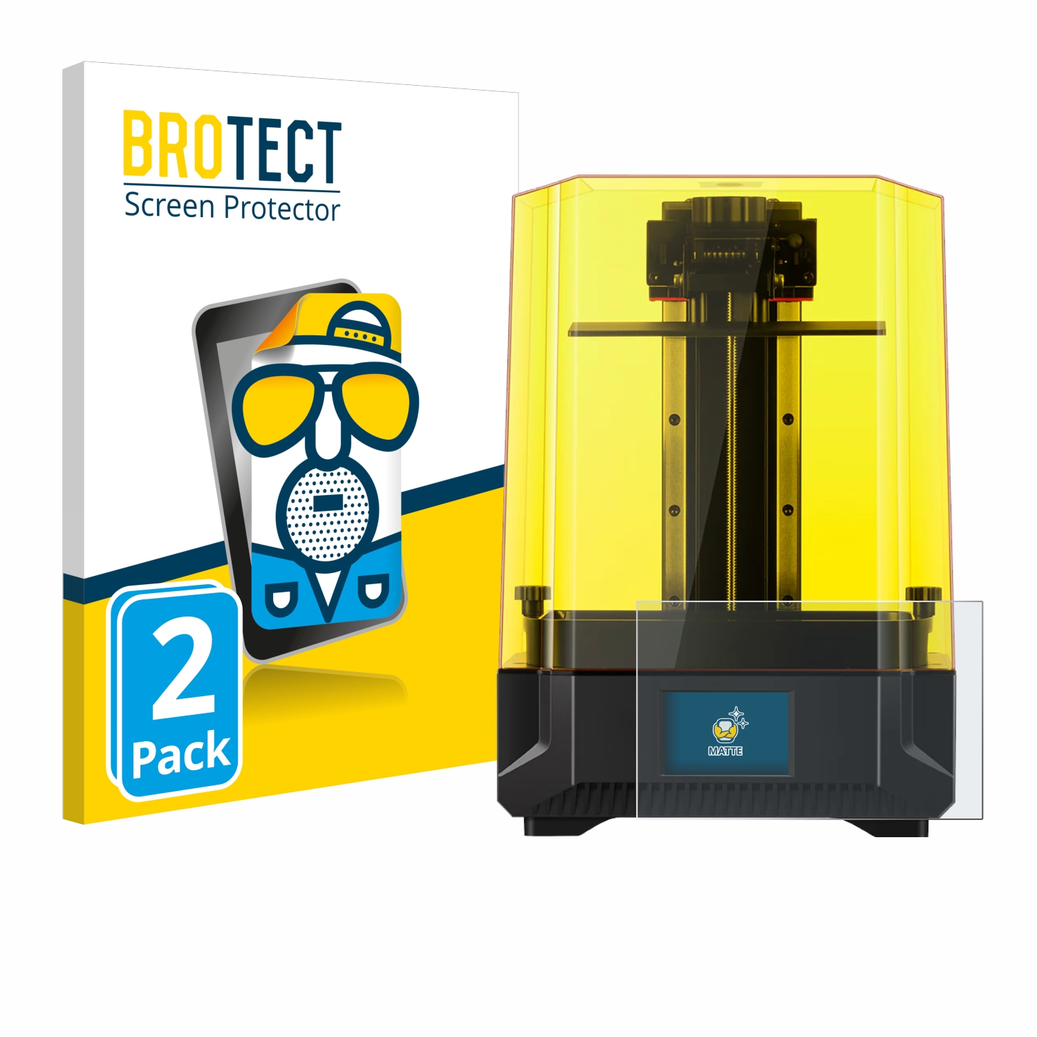 2x BROTECT Entspiegelungs-Folie pro Anycubic Photon Mono X2 9,1