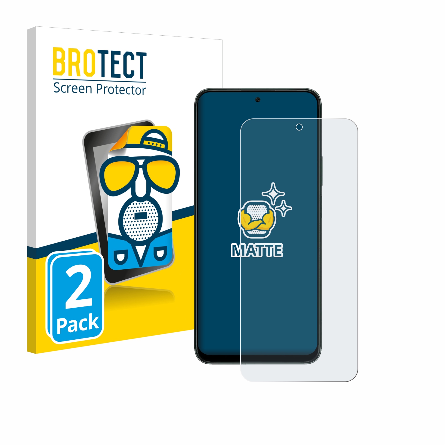 2x BROTECT Entspiegelungs-Folie pro Honor X7c