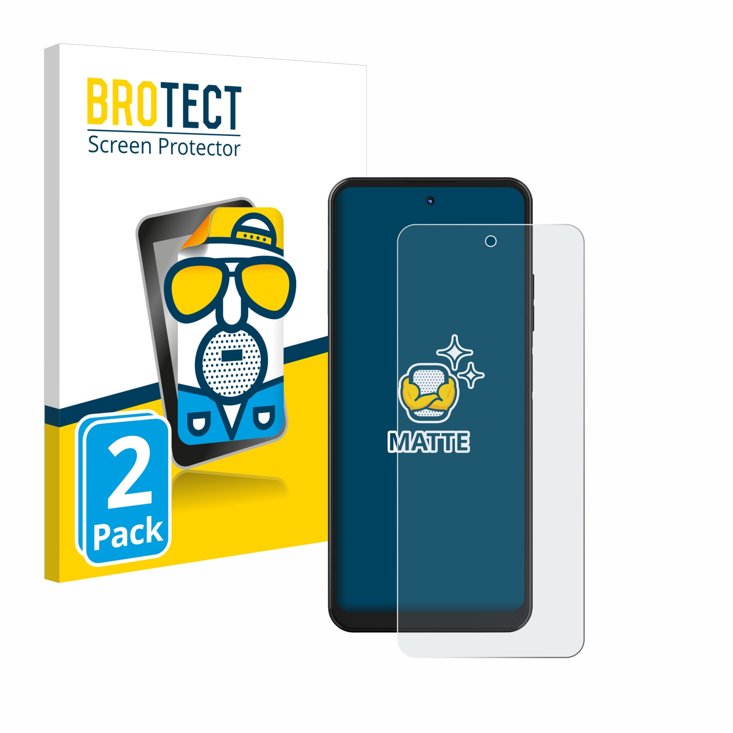 2x BROTECT Entspiegelungs-Folie pro Hotwav Note 12