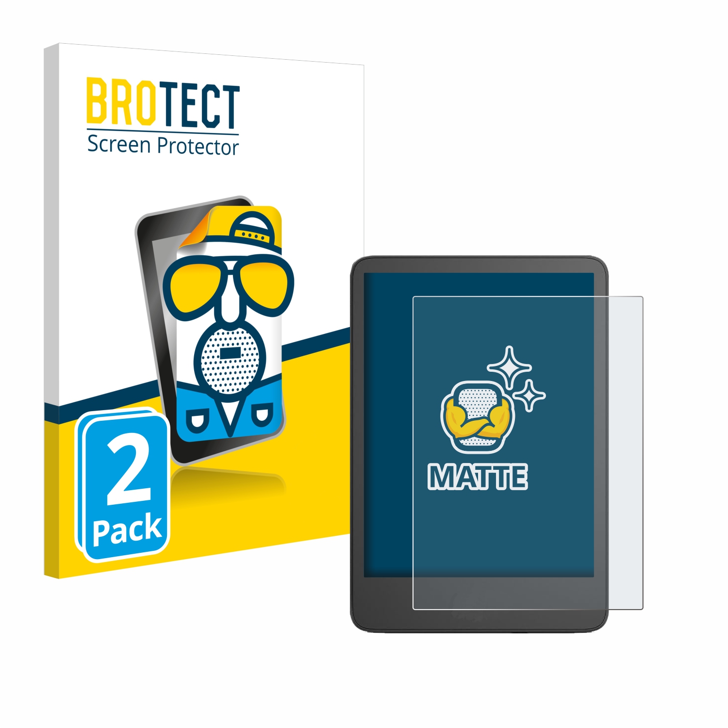 2x BROTECT Entspiegelungs-Folie pro Amazon Kindle 2024