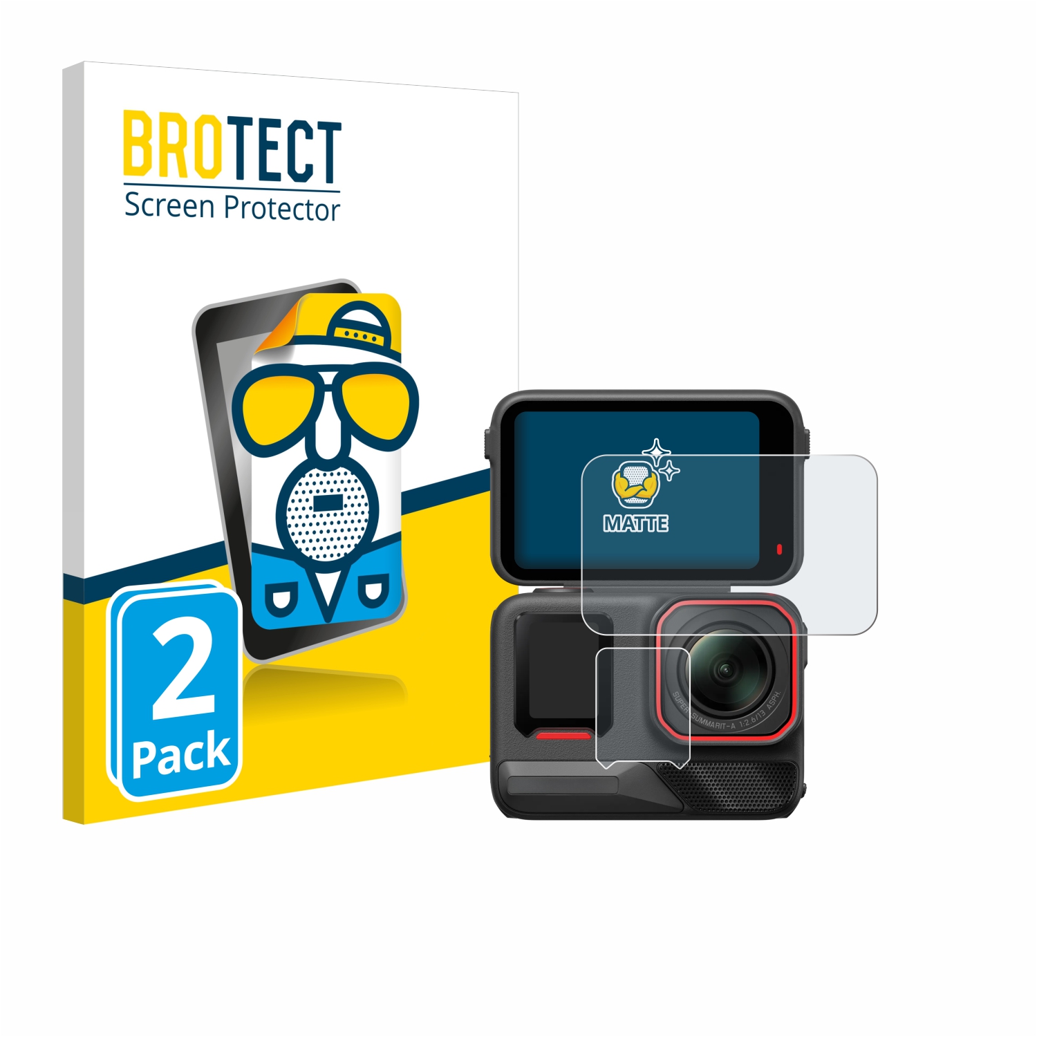 2x BROTECT Entspiegelungs-Folie pro Insta360 Ace Pro 2