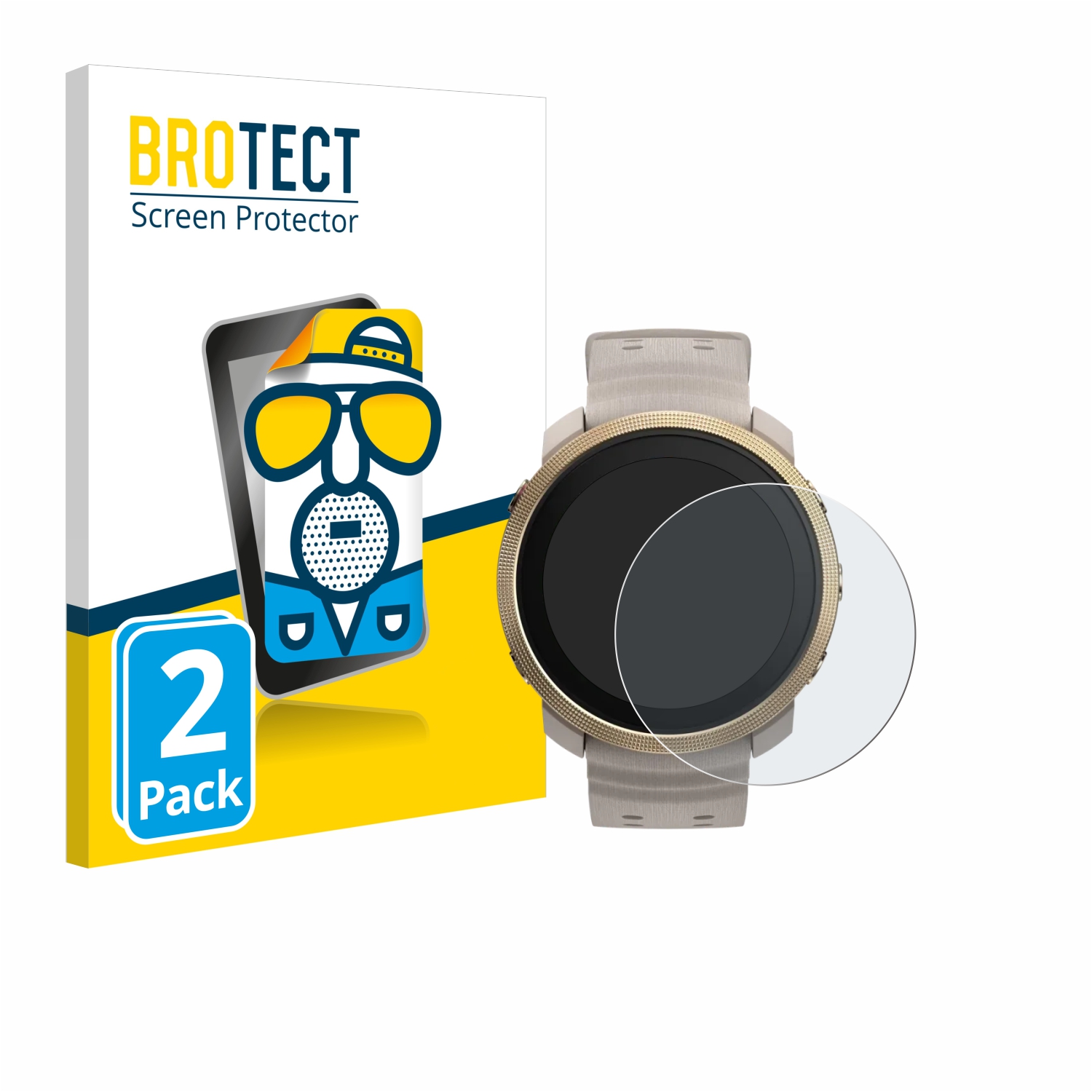 2x BROTECT Entspiegelungs-Folie pro Polar Vantage M3