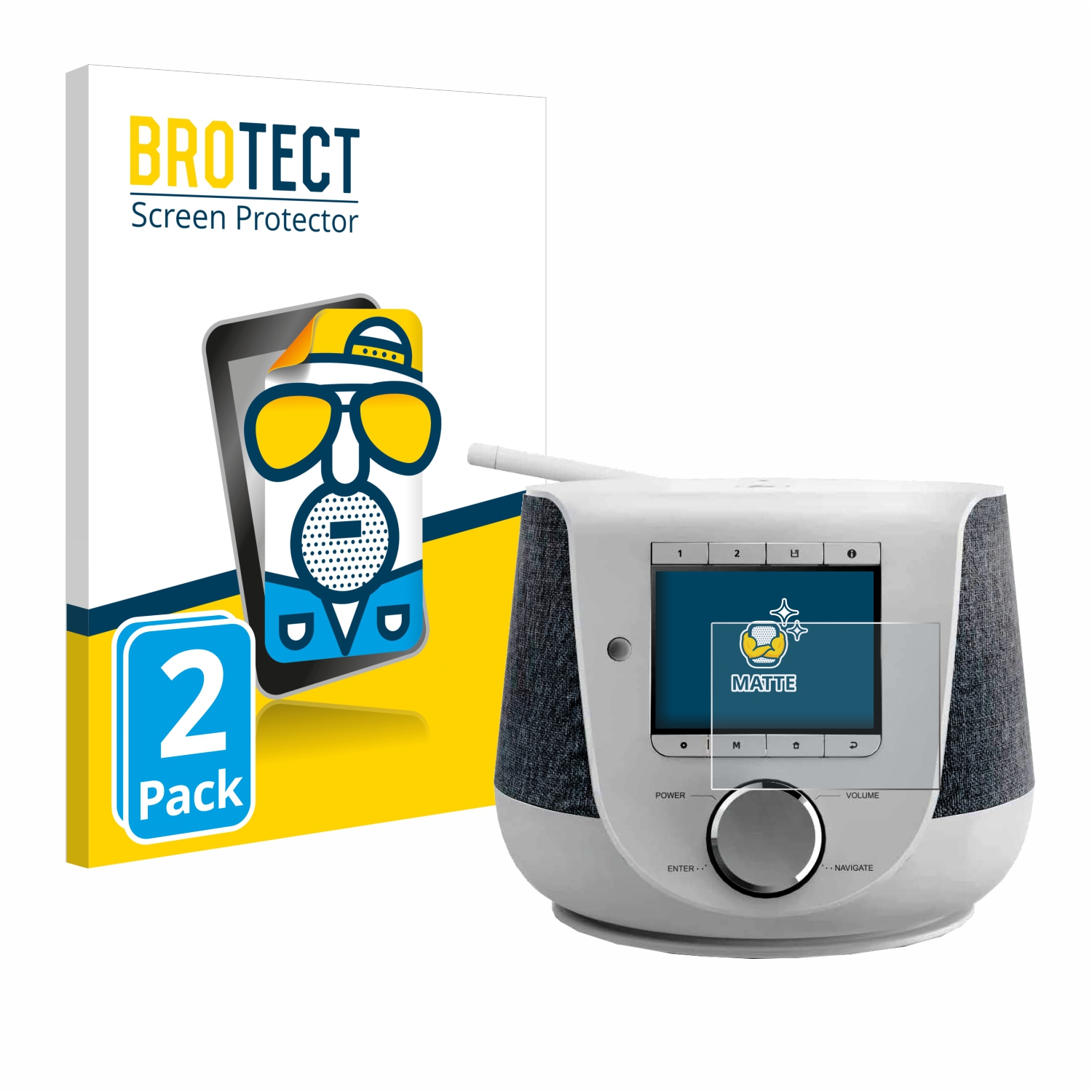 2x BROTECT Entspiegelungs-Folie pro Hama ?00054246