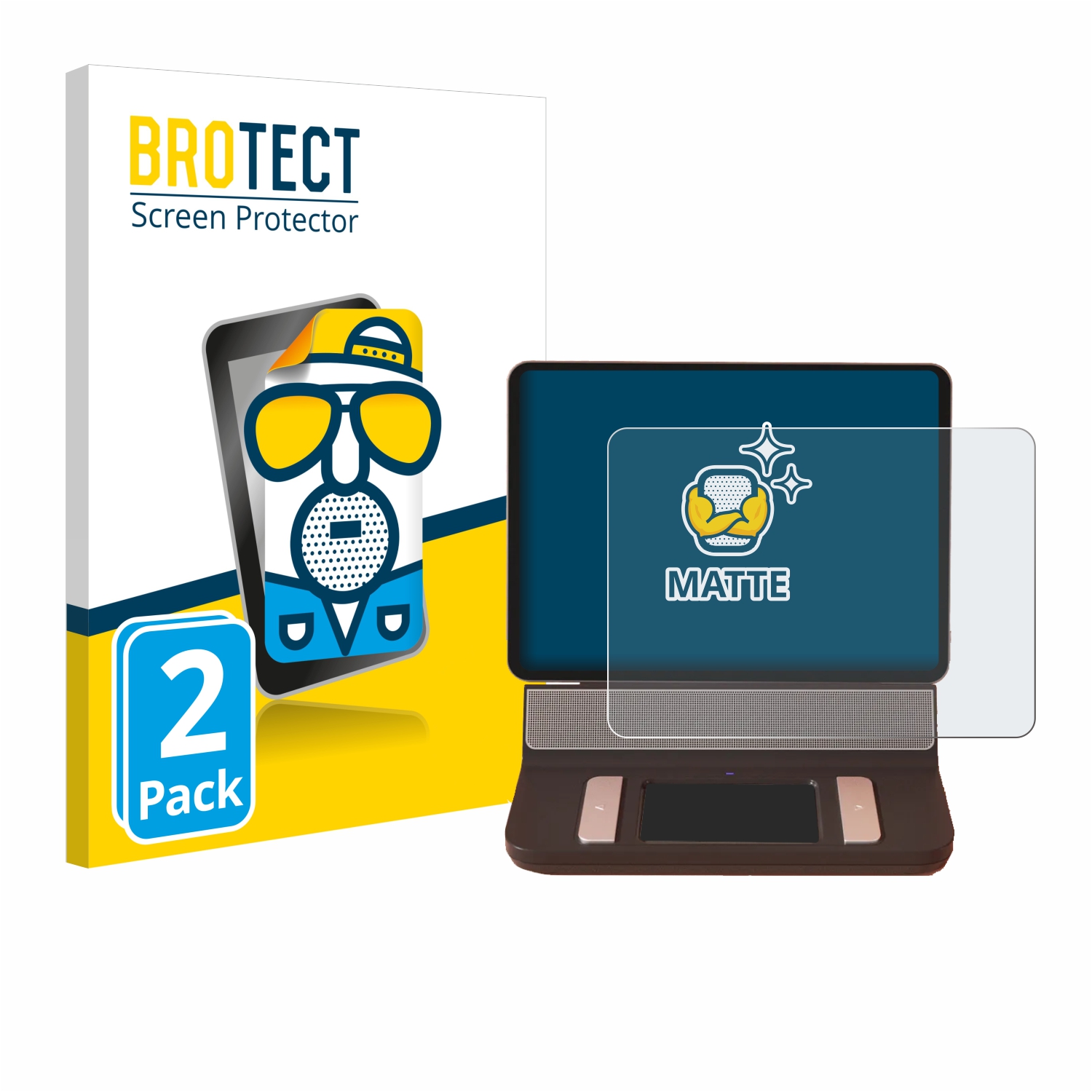 2x BROTECT Entspiegelungs-Folie pro Enna Tablet