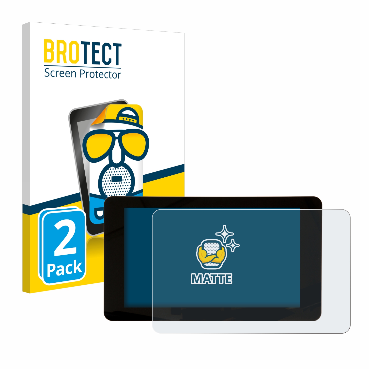 2x BROTECT Entspiegelungs-Folie pro Raspberry Pi Touchscreen 2 (7)