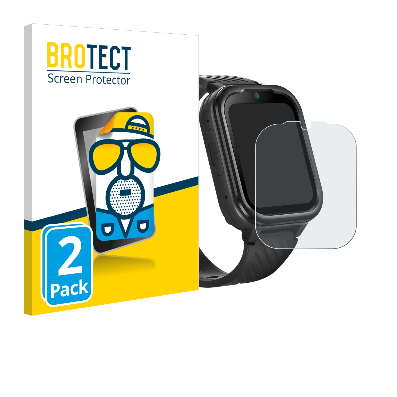 2x BROTECT Entspiegelungs-Folie pro RAYOFI Kids Smartwatch
