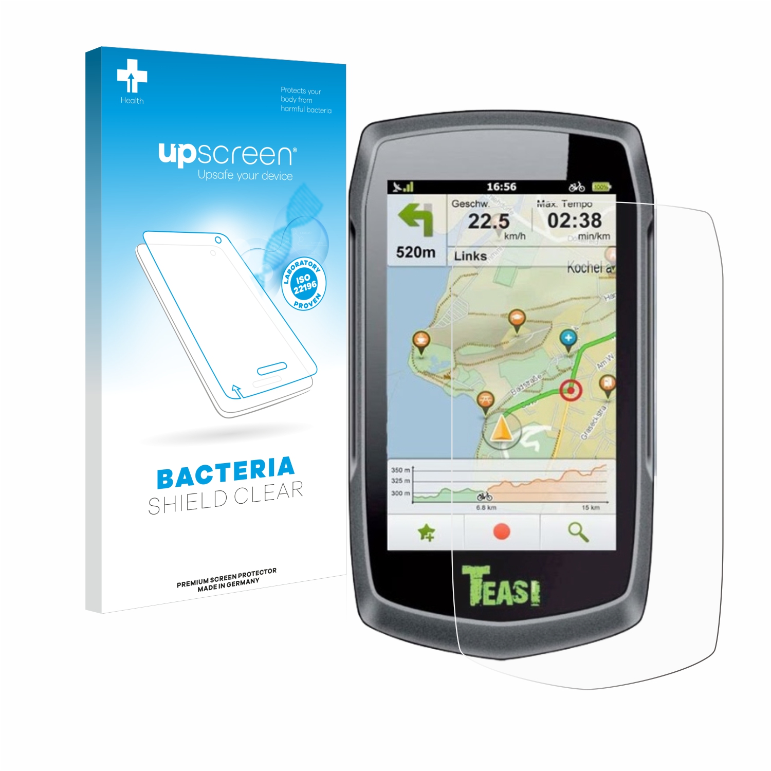 upscreen čirá Antibakteriální ochranná fólie pro A-Rival Teasi One3 eXtend