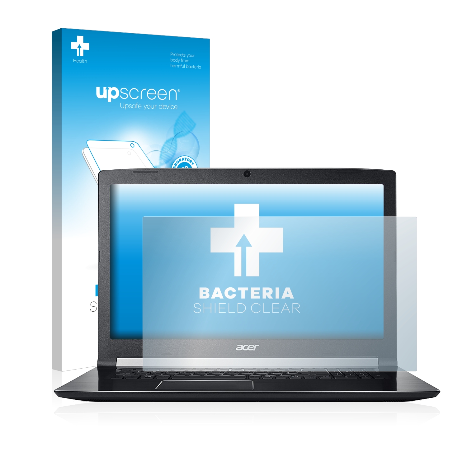 upscreen čirá Antibakteriální ochranná fólie pro Acer Aspire 7 A717-71G-70Z6