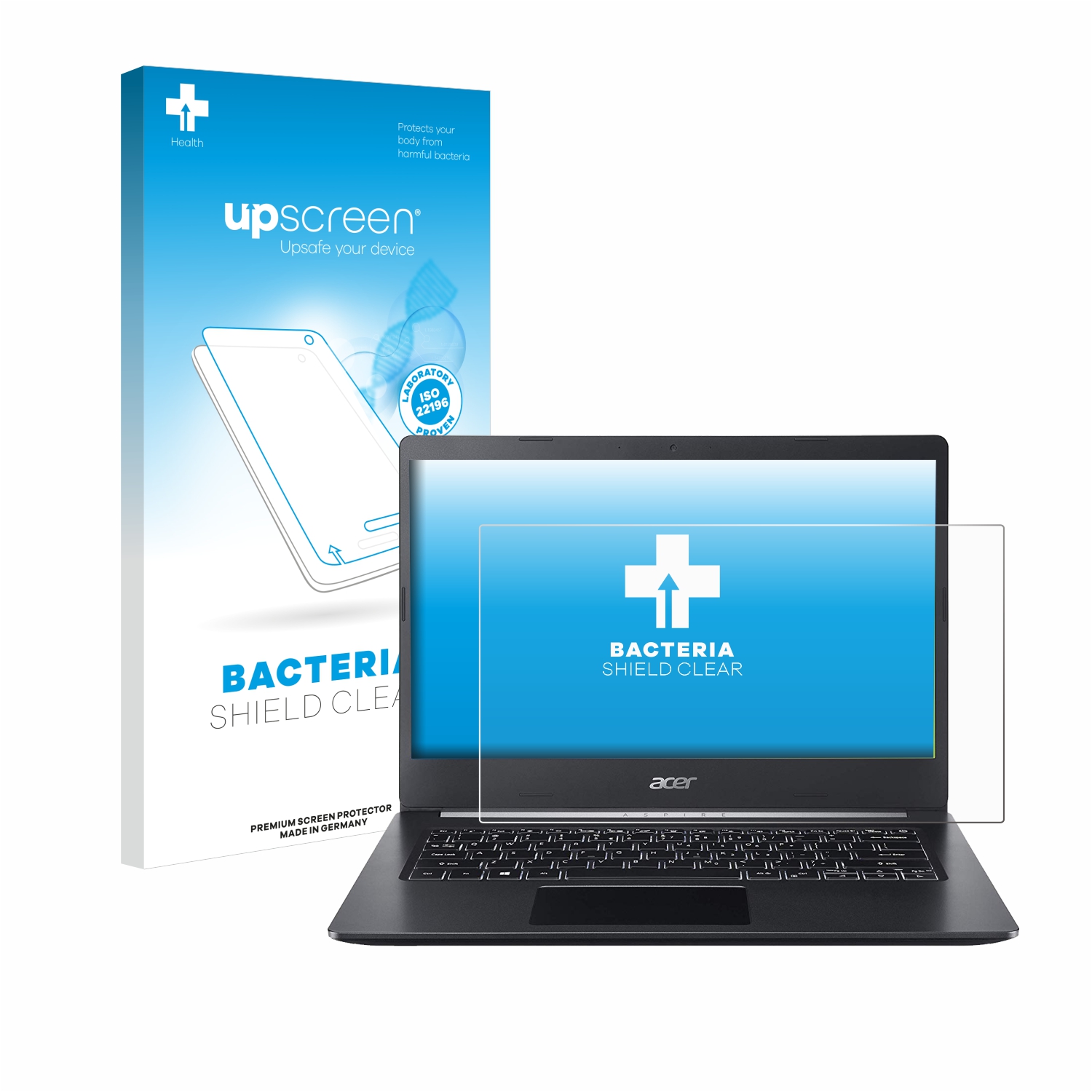 upscreen čirá Antibakteriální ochranná fólie pro Acer Aspire 5 A514