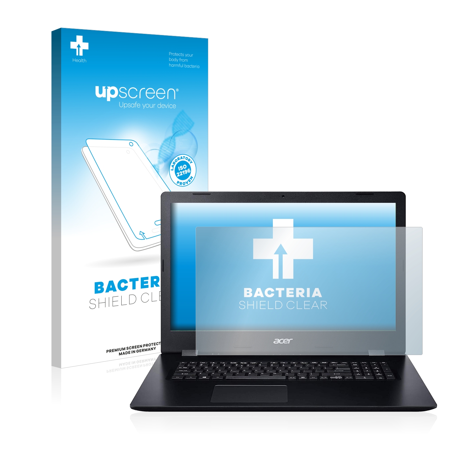 upscreen čirá Antibakteriální ochranná fólie pro Acer Aspire 3 A315-54