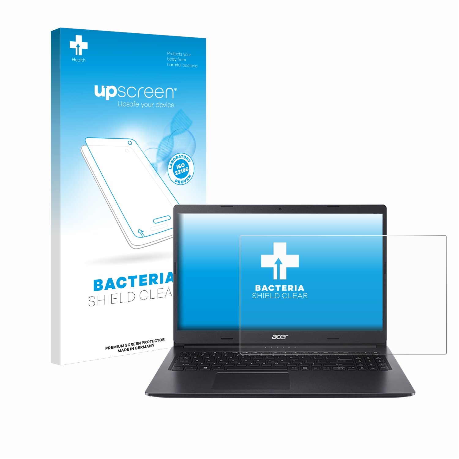 upscreen čirá Antibakteriální ochranná fólie pro Acer Aspire 3 A315-34
