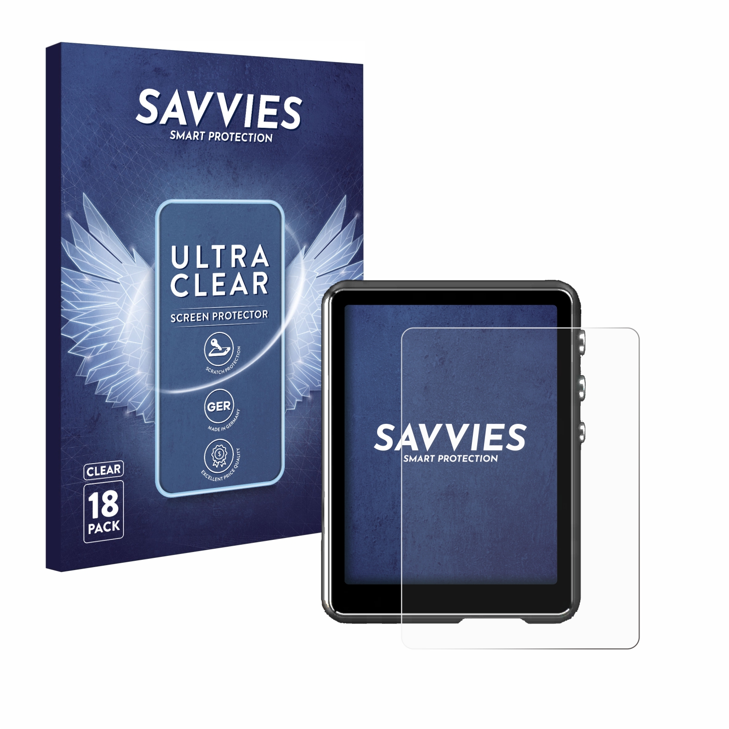 18x Savvies Displayschutz-Folie für Mechen