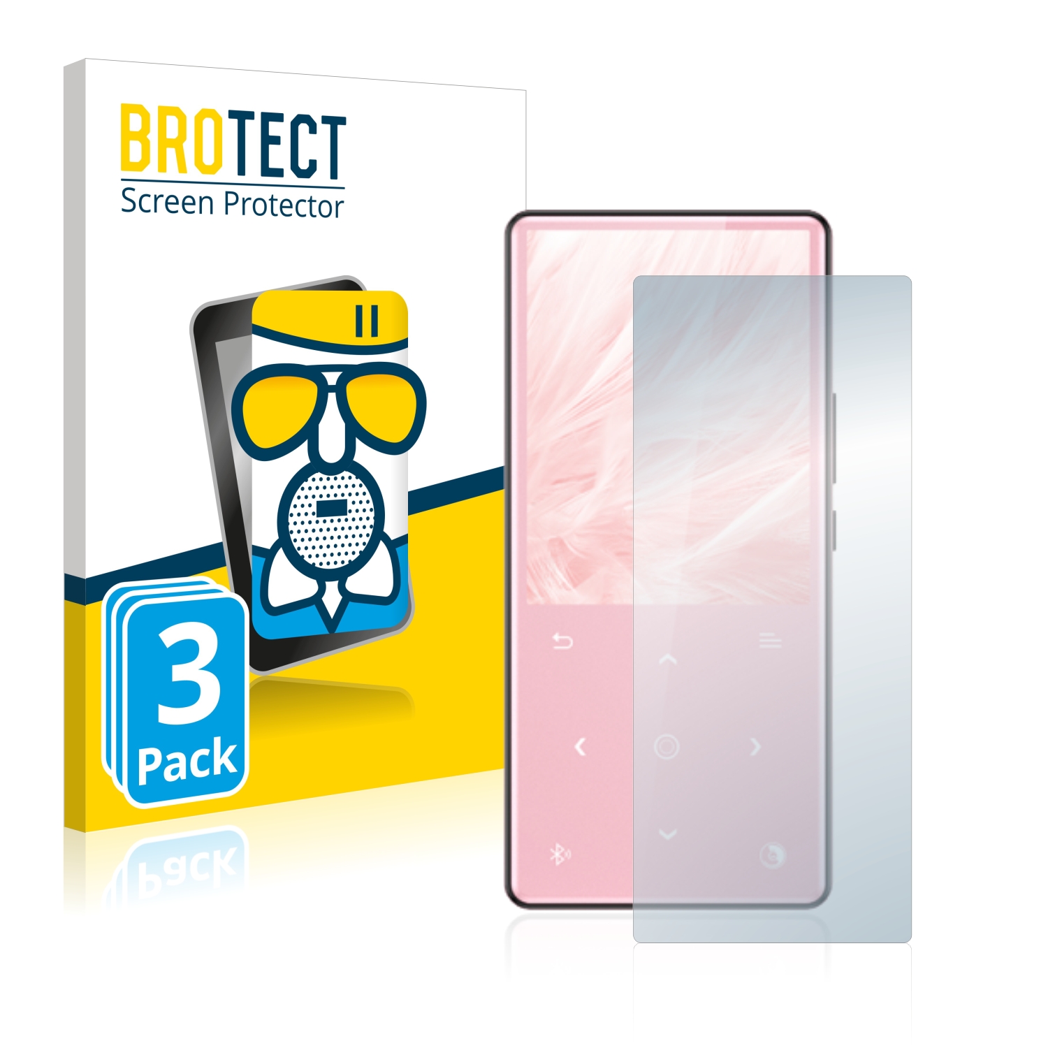 3x BROTECT AirGlass matná skleněná fólie pro AGPtek MH9SP