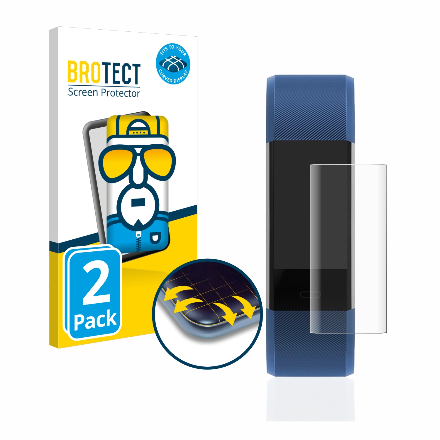 2x BROTECT Flex Full Cover ir ochrann f lie pro Antimi Fitness