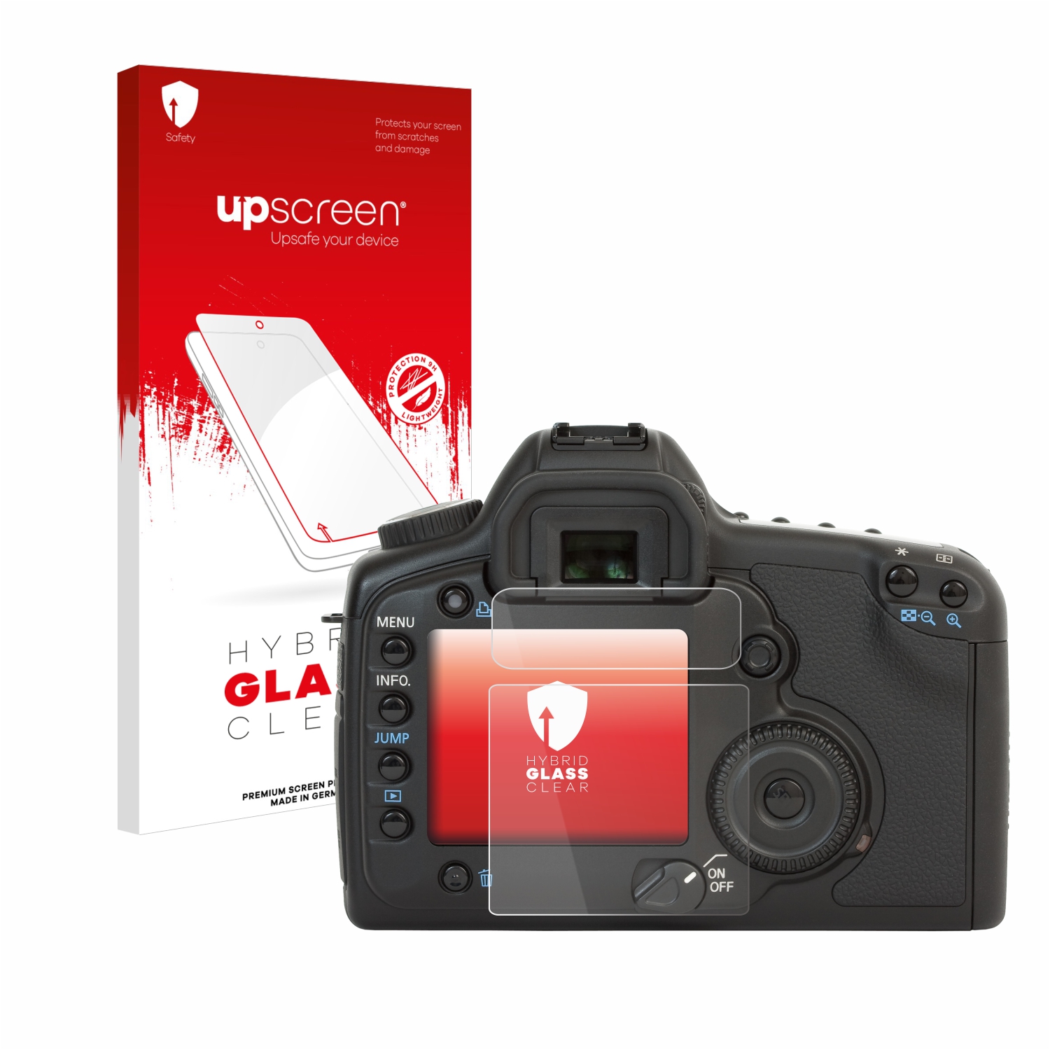 čirá skleněná fólie upscreen Hybrid Glas pro Canon EOS 5D