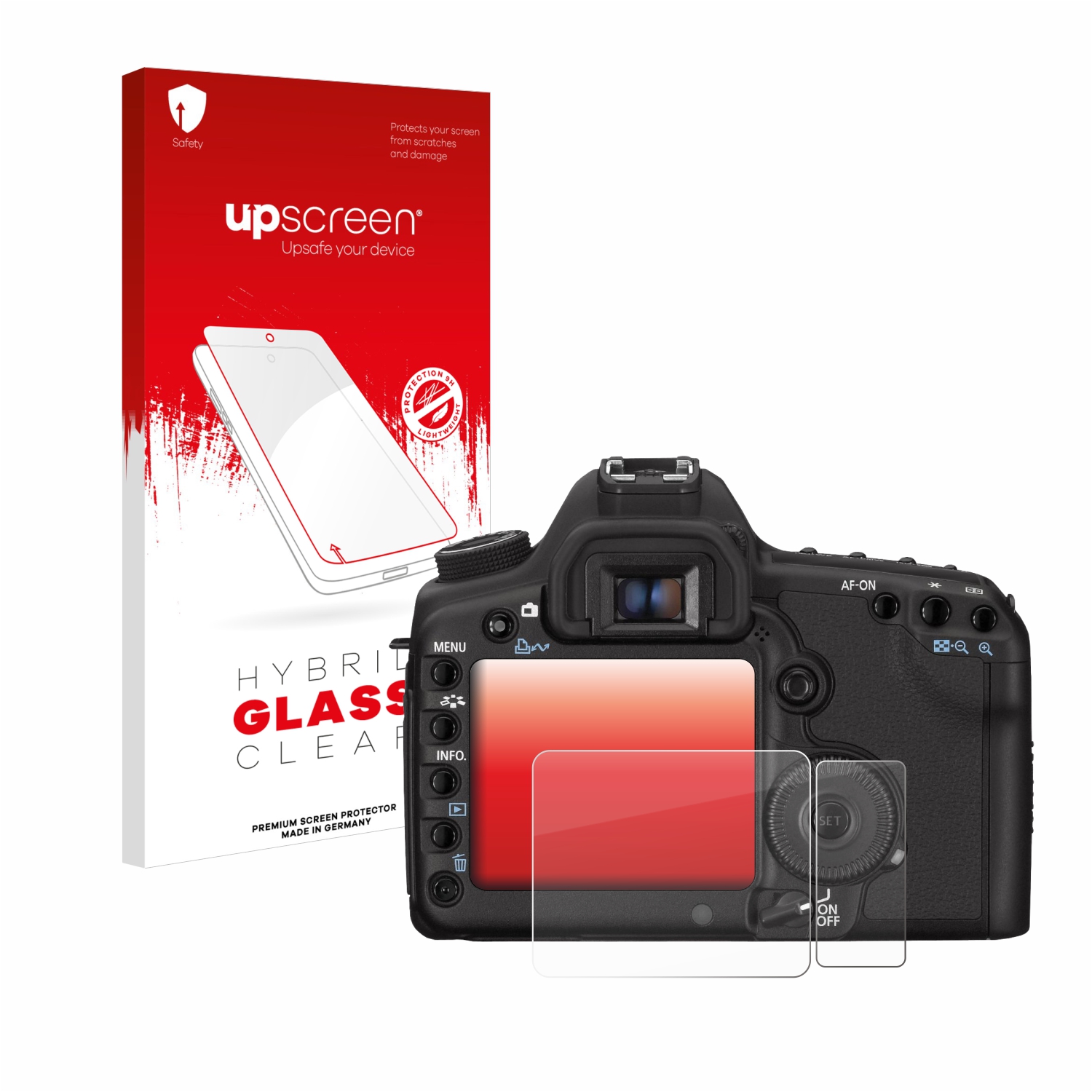 čirá skleněná fólie upscreen Hybrid Glas pro Canon EOS 5D Mark II