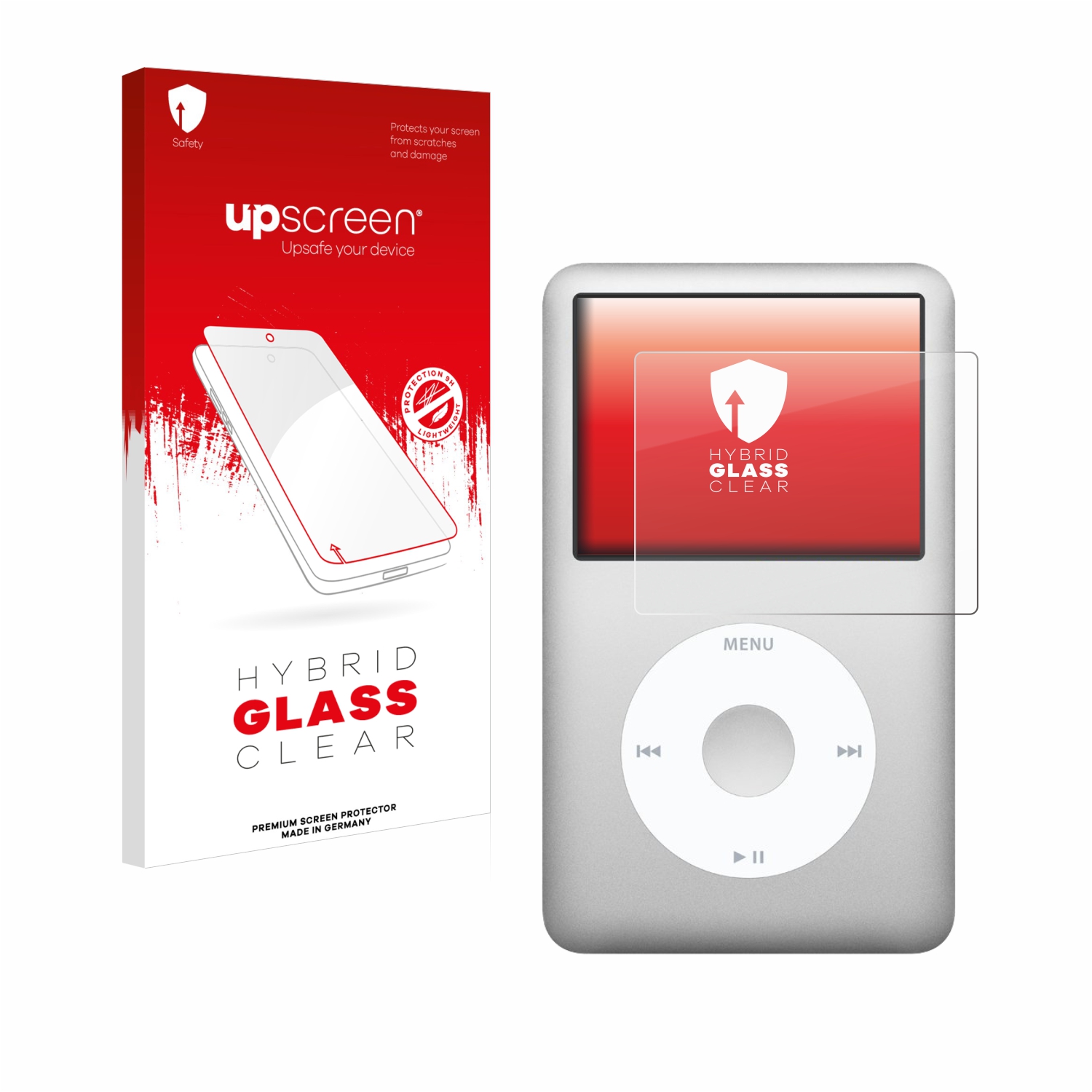 čirá skleněná fólie upscreen Hybrid Glas pro Apple iPod classic 160 GB (7. Gen.)